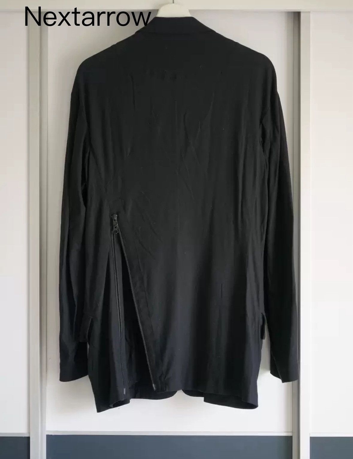 Yohji Yamamoto Yohji Yamamoto 14ss rain diagonal cut back zipper suit Size US M / EU 48-50 / 2 - 2 Thumbnail