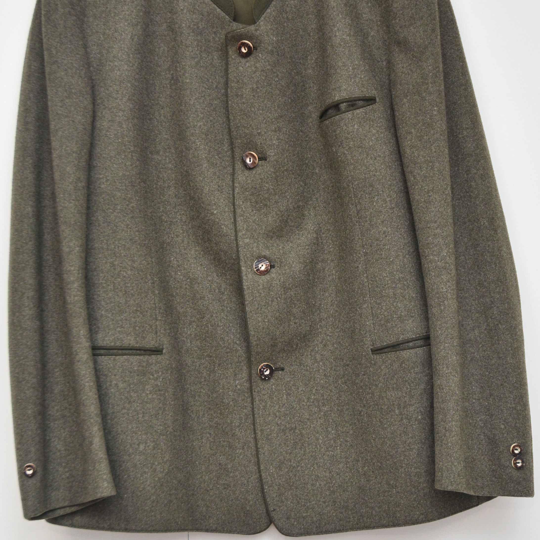 Man Made In Australia Rare LODENFREY STROHMAIER Austrian Loden Wool Janker Jacket Size US XL / EU 56 / 4 - 3 Thumbnail