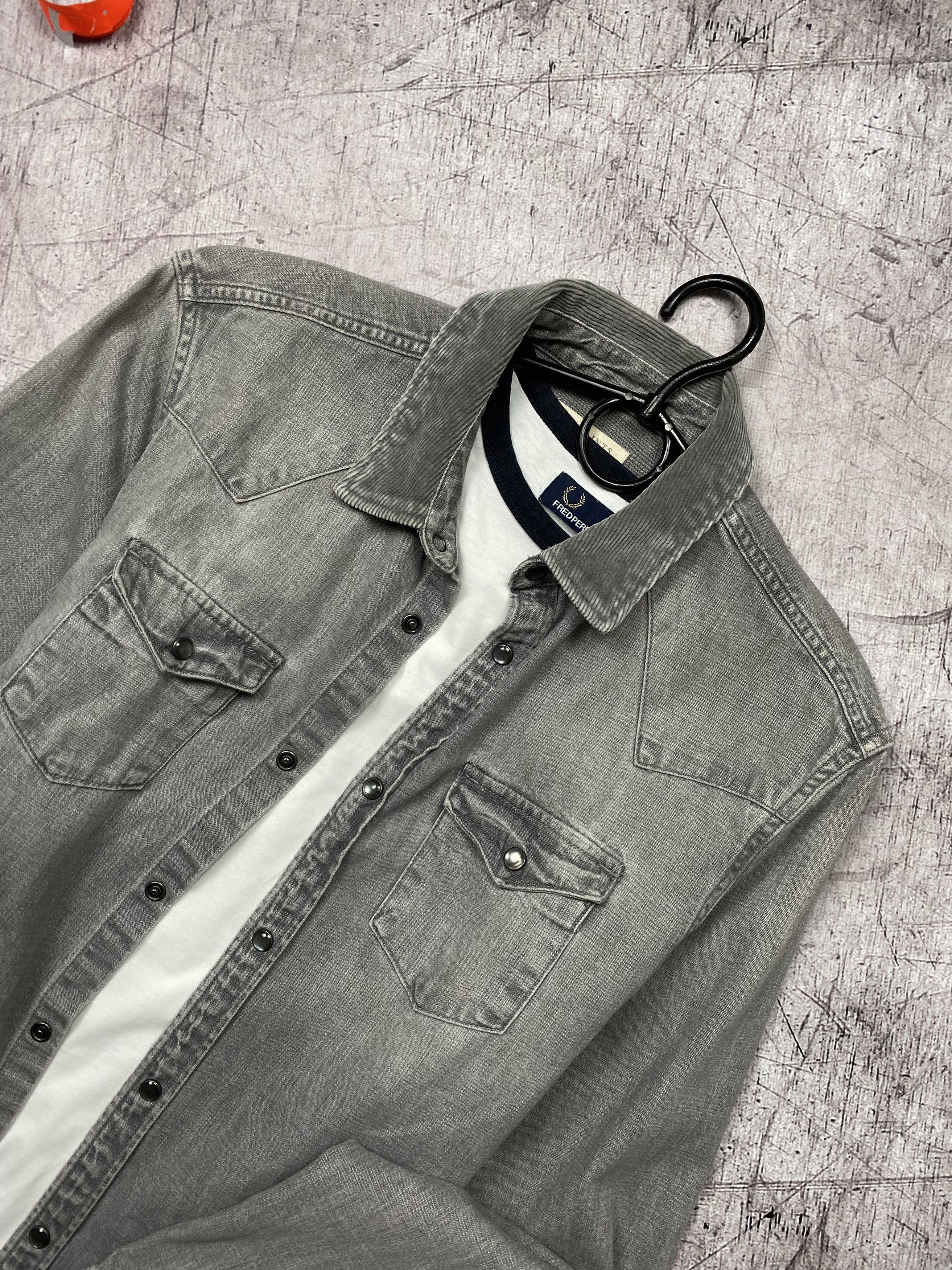 Allsaints × Vintage Allsaints Vintage Mens Denim Gamble Long Sleeve Shirt Size US S / EU 44-46 / 1 - 2 Thumbnail