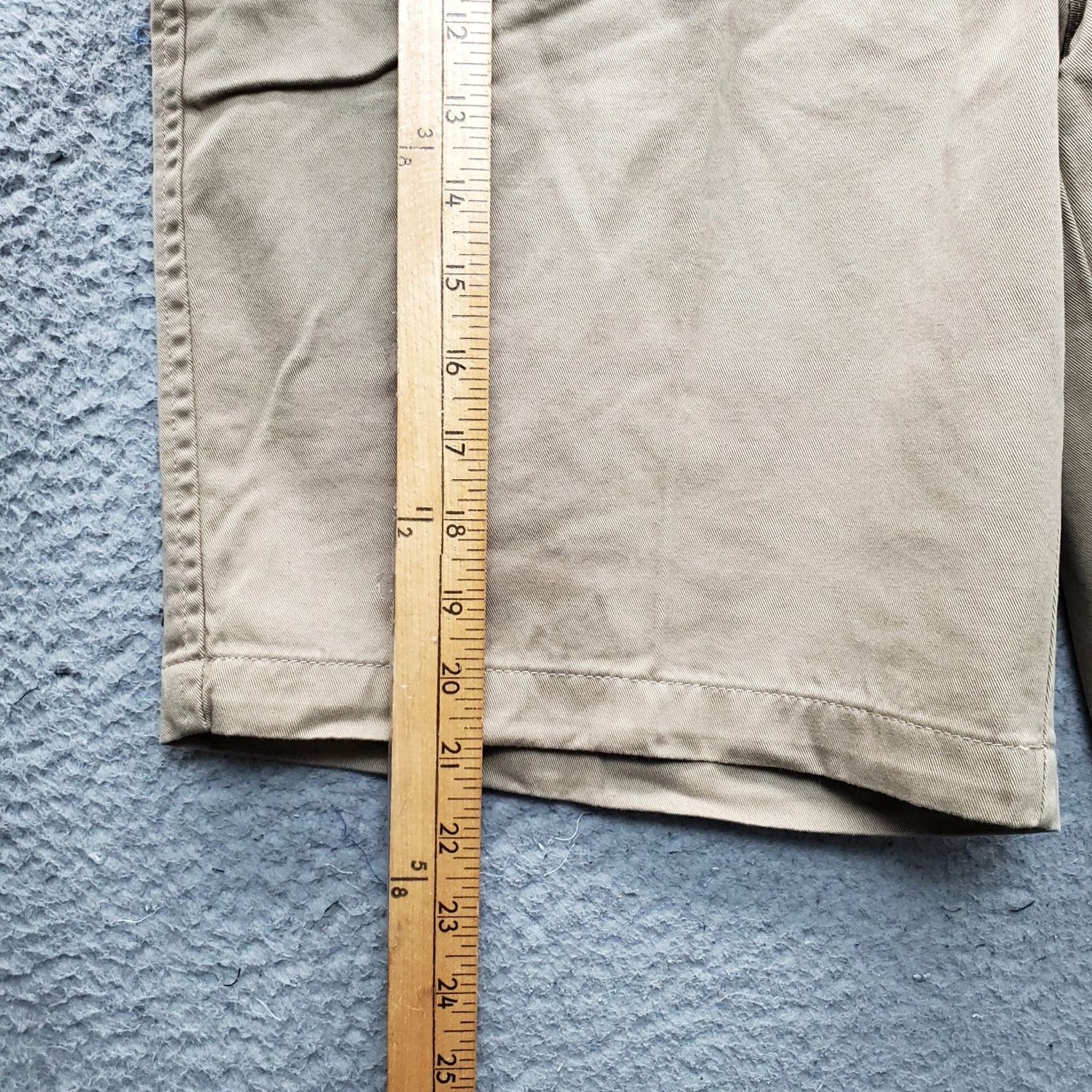 Arrow Arrow Mens Khakis Shorts 34W Brown Classic Chino Casual Comfortable Charcoal Wash Mens Size 34 Brown Khakis Shorts Arrow Size US 34 / EU 50 - 4 Thumbnail