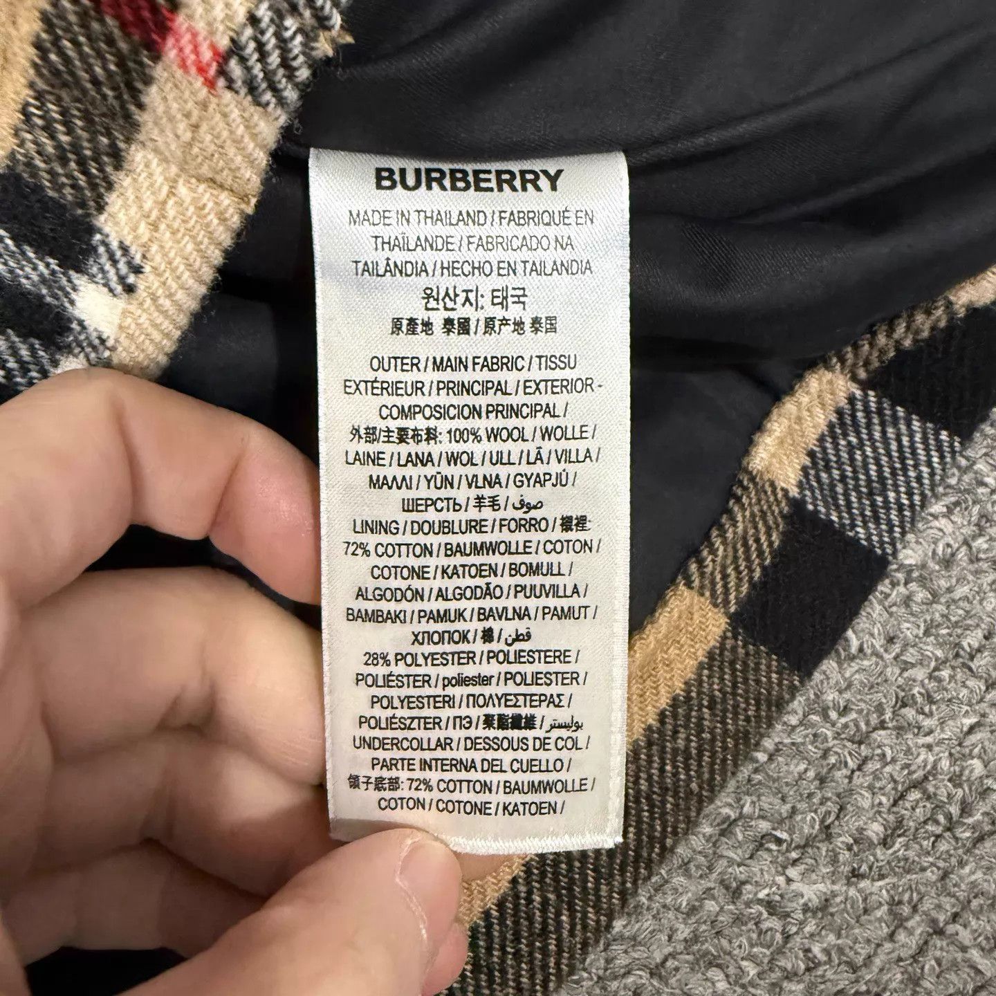 Burberry Burberry classic check colorblock wool jacket M 99 new Size US M / EU 48-50 / 2 - 4 Thumbnail