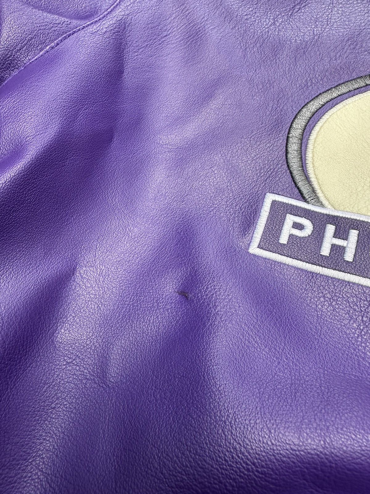 NBA Vintage Leather Phoenix Suns Jacket Size M / US 6-8 / IT 42-44 - 15 Thumbnail