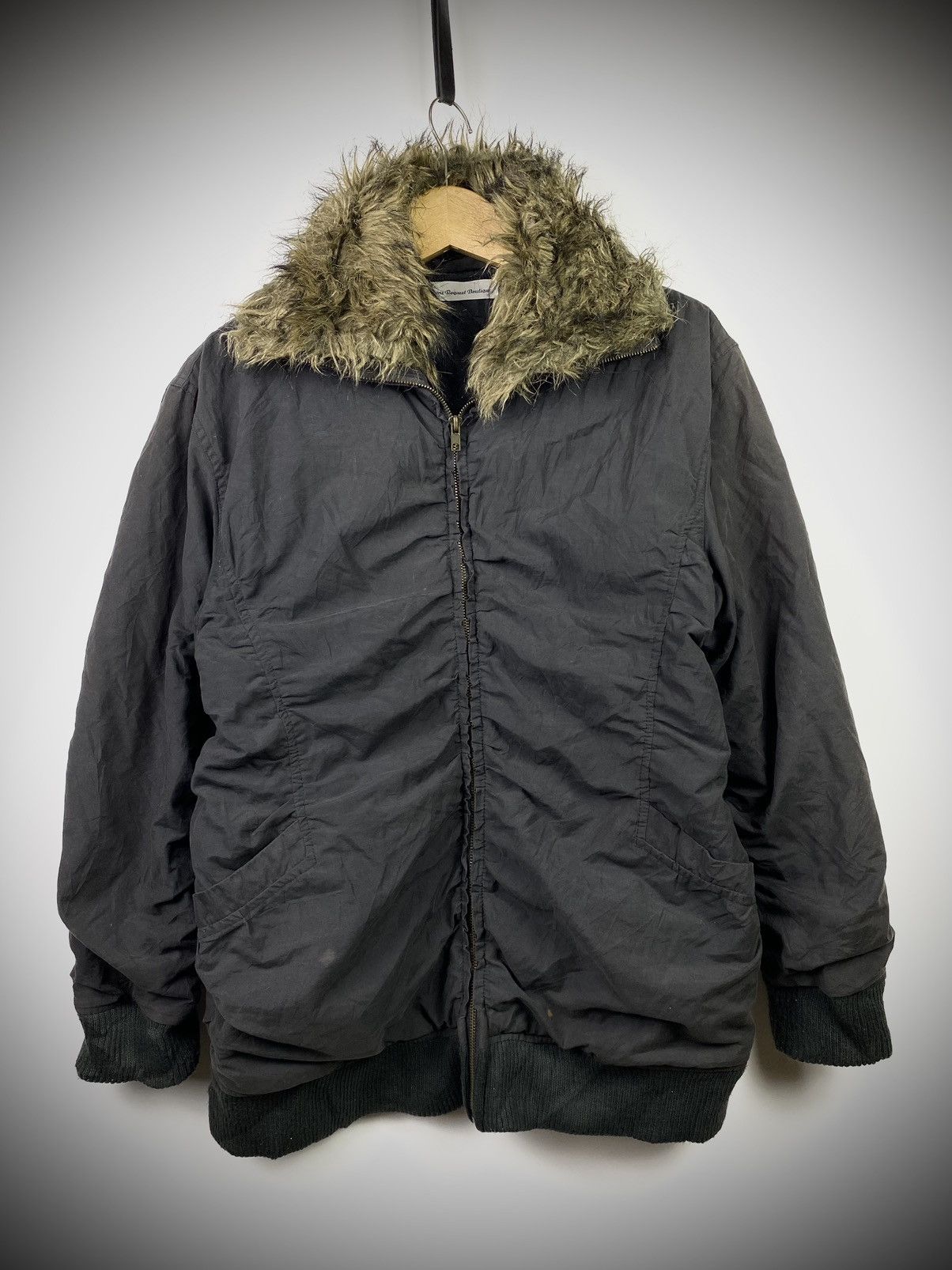 If Six Was Nine × KMRii × Yasuyuki Ishii japanese brand Fur bomber jacket winter sesh Size US L / EU 52-54 / 3 - 1 Thumbnail