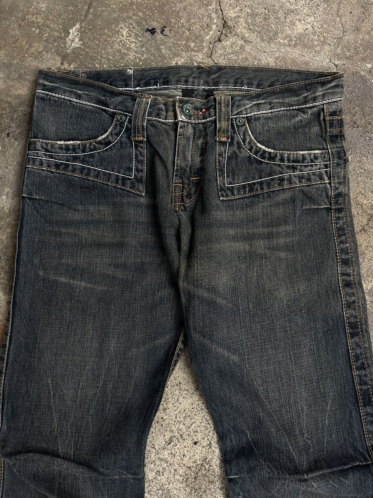 5351 POUR LES HOMMES × If Six Was Nine × Tornado Mart JAPANESE SEMANTIC DESIGN FLARE BOOT CUT GOTHIC VKEI STYLE Size US 33 - 3 Thumbnail