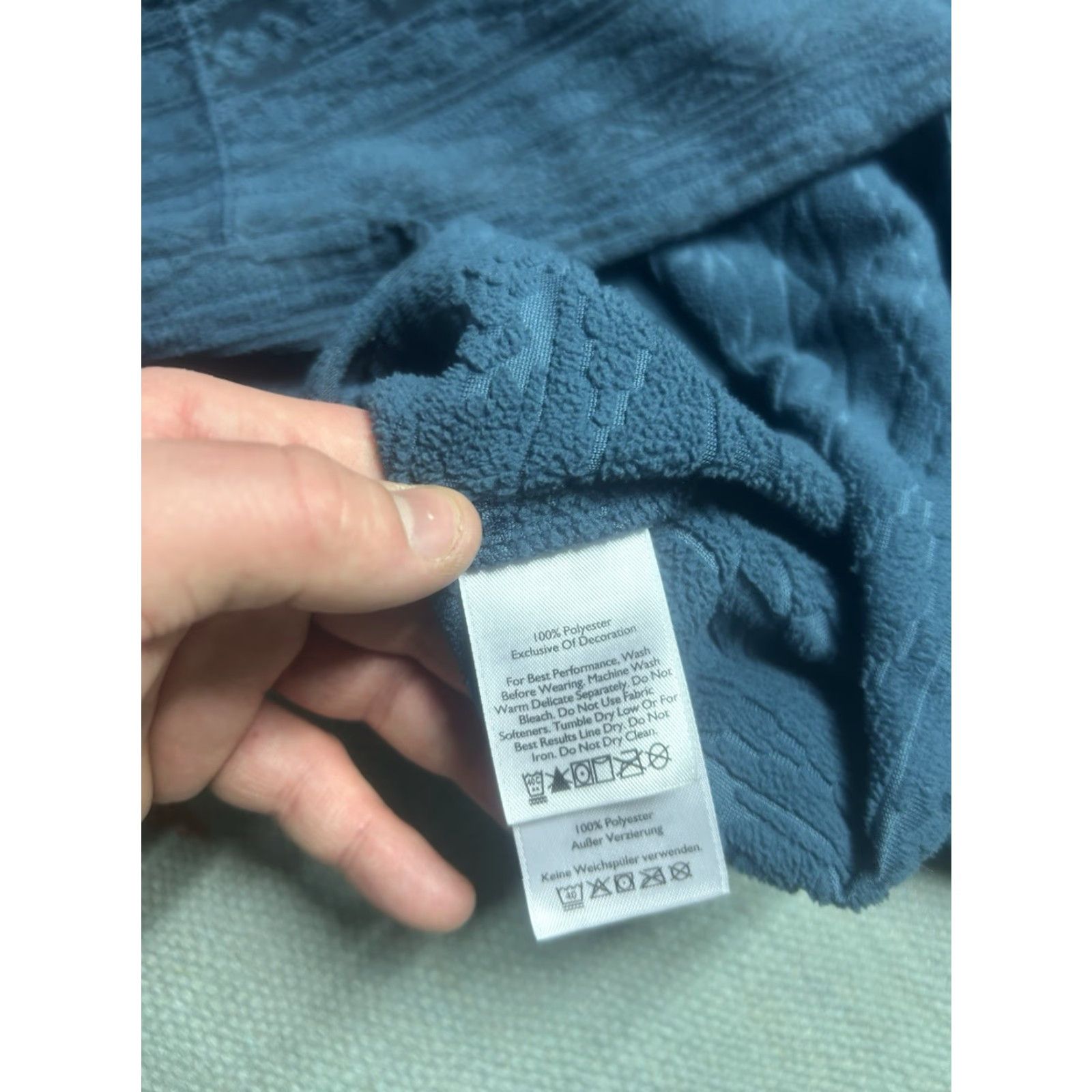 Eddie Bauer VINTAGE Eddie Bauer 1/4 Zip Sweater Long Sleeve Fleece Jacket Polyester Women's L Blue Pullover Womens Size M / US 6-8 / IT 42-44 - 7 Thumbnail