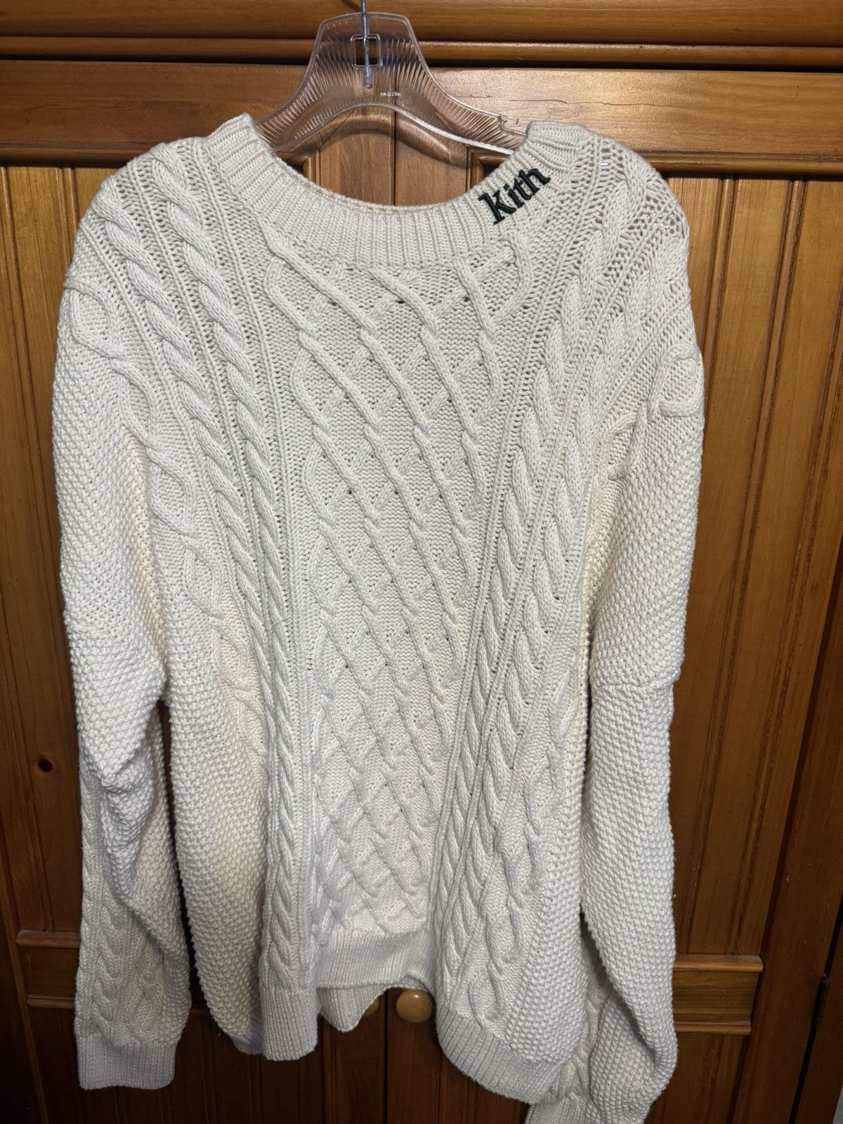 image of Kith Mock Sweater in White, Men's (Size XL)