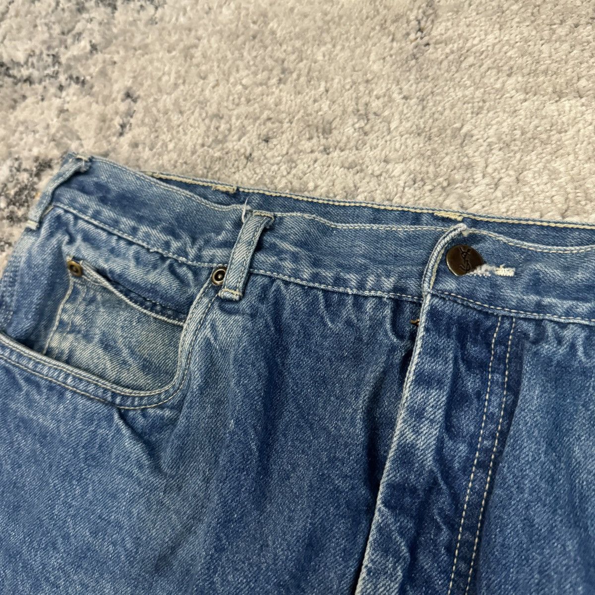 JNCO × Vintage Vintage 90s JNCO style baggy wide leg jeans light wash Size US 32 / EU 48 - 5 Thumbnail
