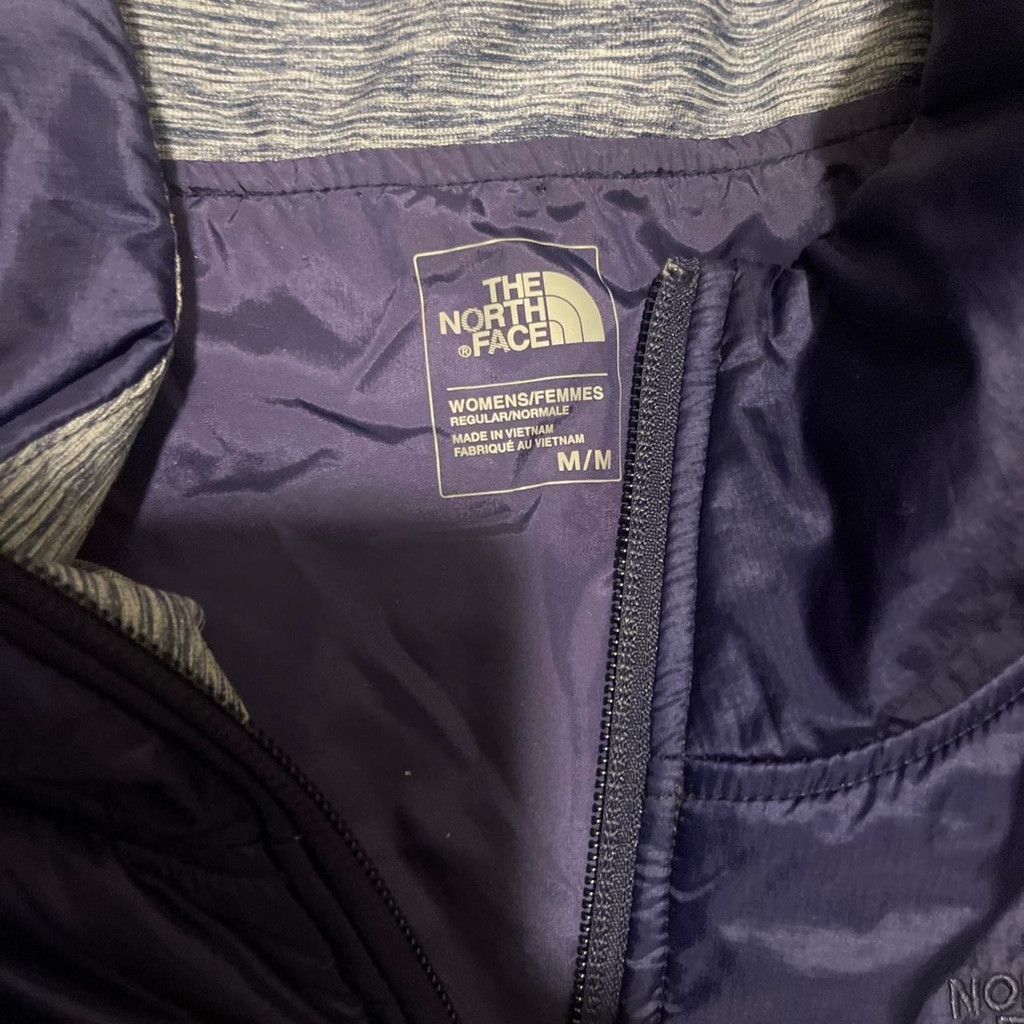 The North Face The North Face blue and grey zip puffer vest Size XS / US 0-2 / IT 36-38 - 4 Thumbnail