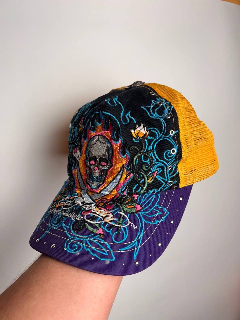 Ed Hardy × Vintage Vintage Ed Hardy Trucker Hat Cap Size ONE SIZE - 3 Thumbnail