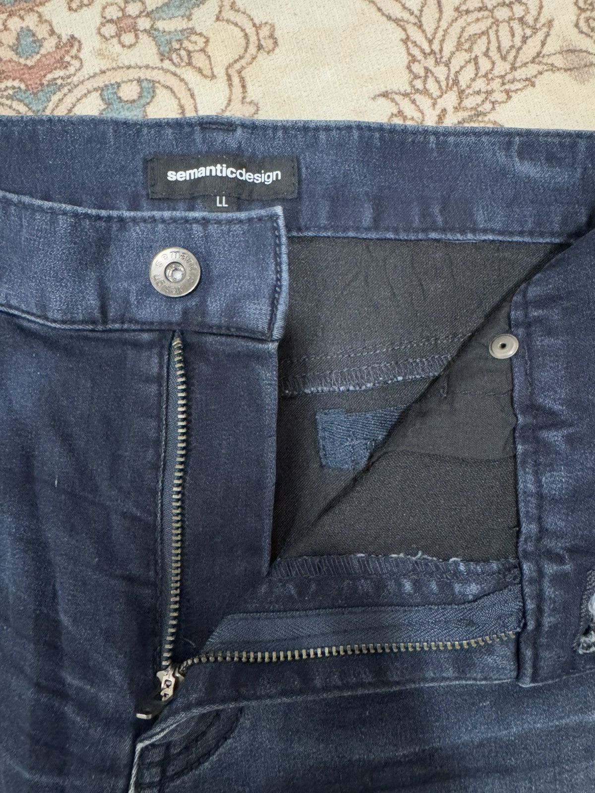 If Six Was Nine × Vintage × semanticdesign Semantic Design Japan stretchable Skinny Jeans Size US 34 / EU 50 - 7 Thumbnail