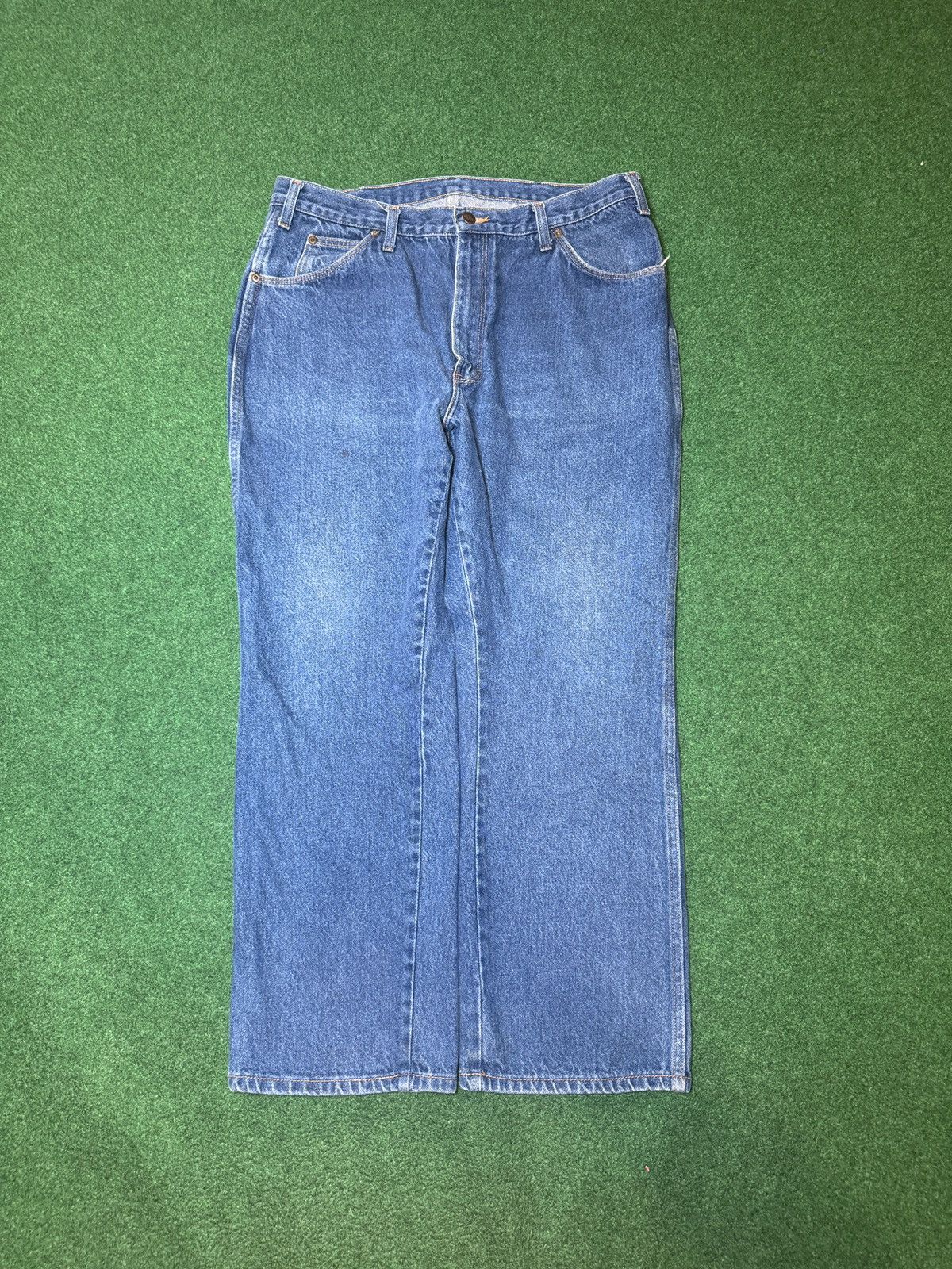 Dickies × Vintage Vintage 60s 70s Dickies Regular Fit Talon Zipper Jeans Size US 36 / EU 52 - 3 Thumbnail