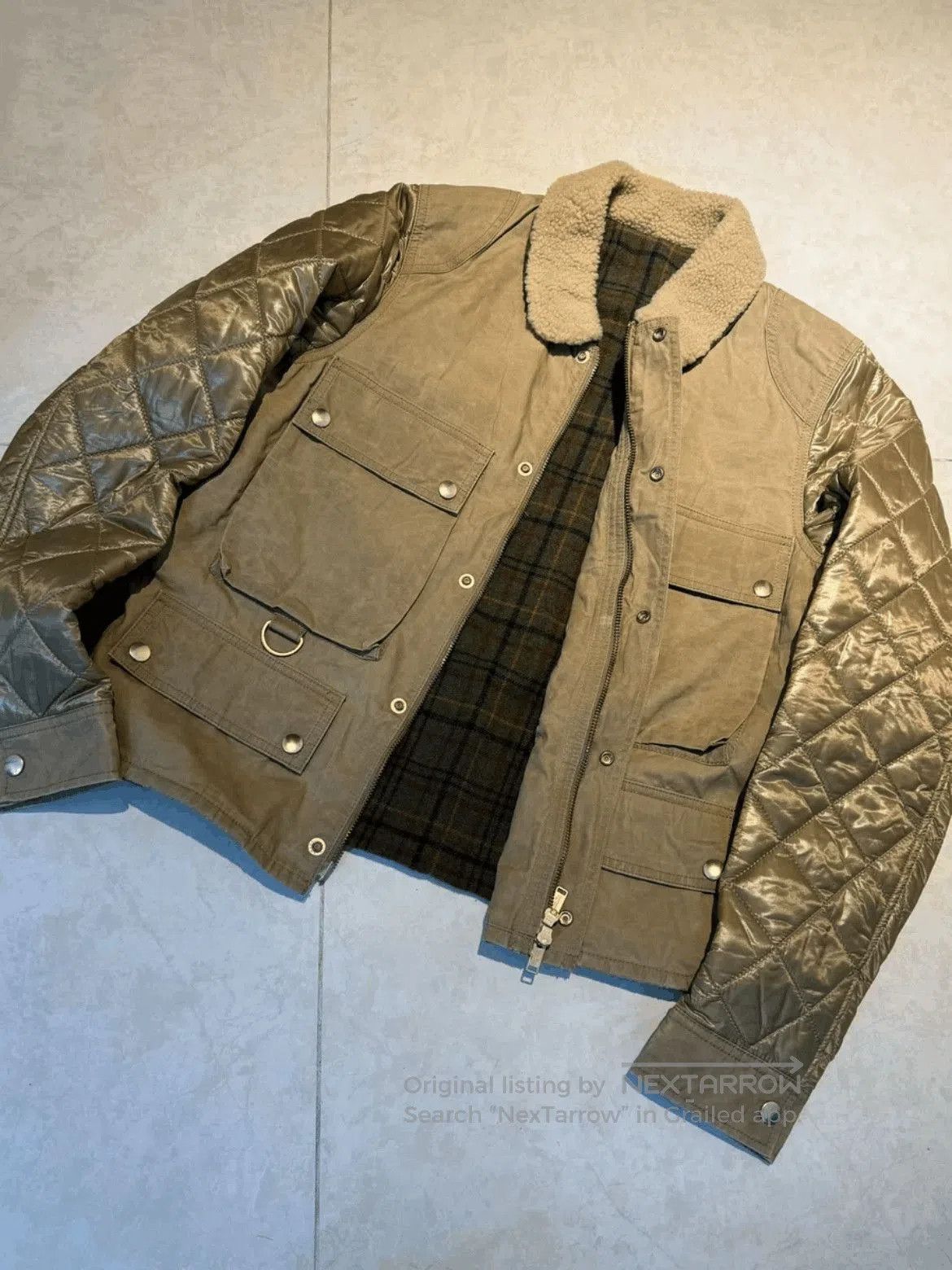 Undercover Sz 3 Undercover Joint Cotton filled Work Jacket. Size US L / EU 52-54 / 3 - 3 Thumbnail