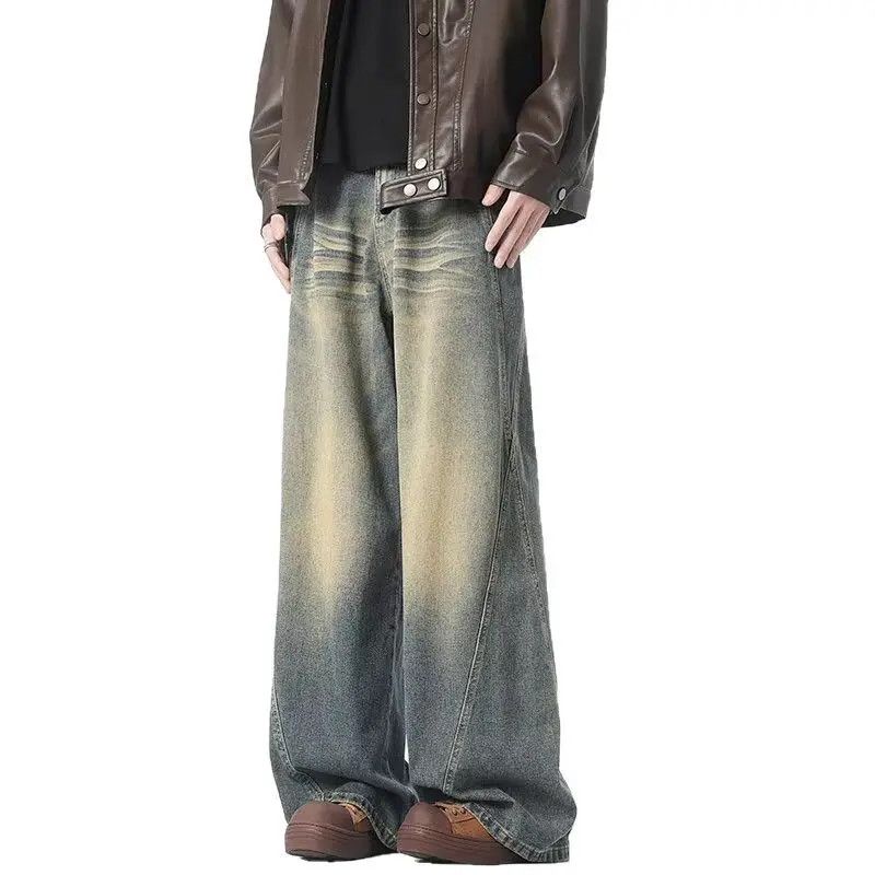 Japanese Brand × Jean Retro loose straight leg wide leg jeans Size US 32 / EU 48 - 4 Thumbnail