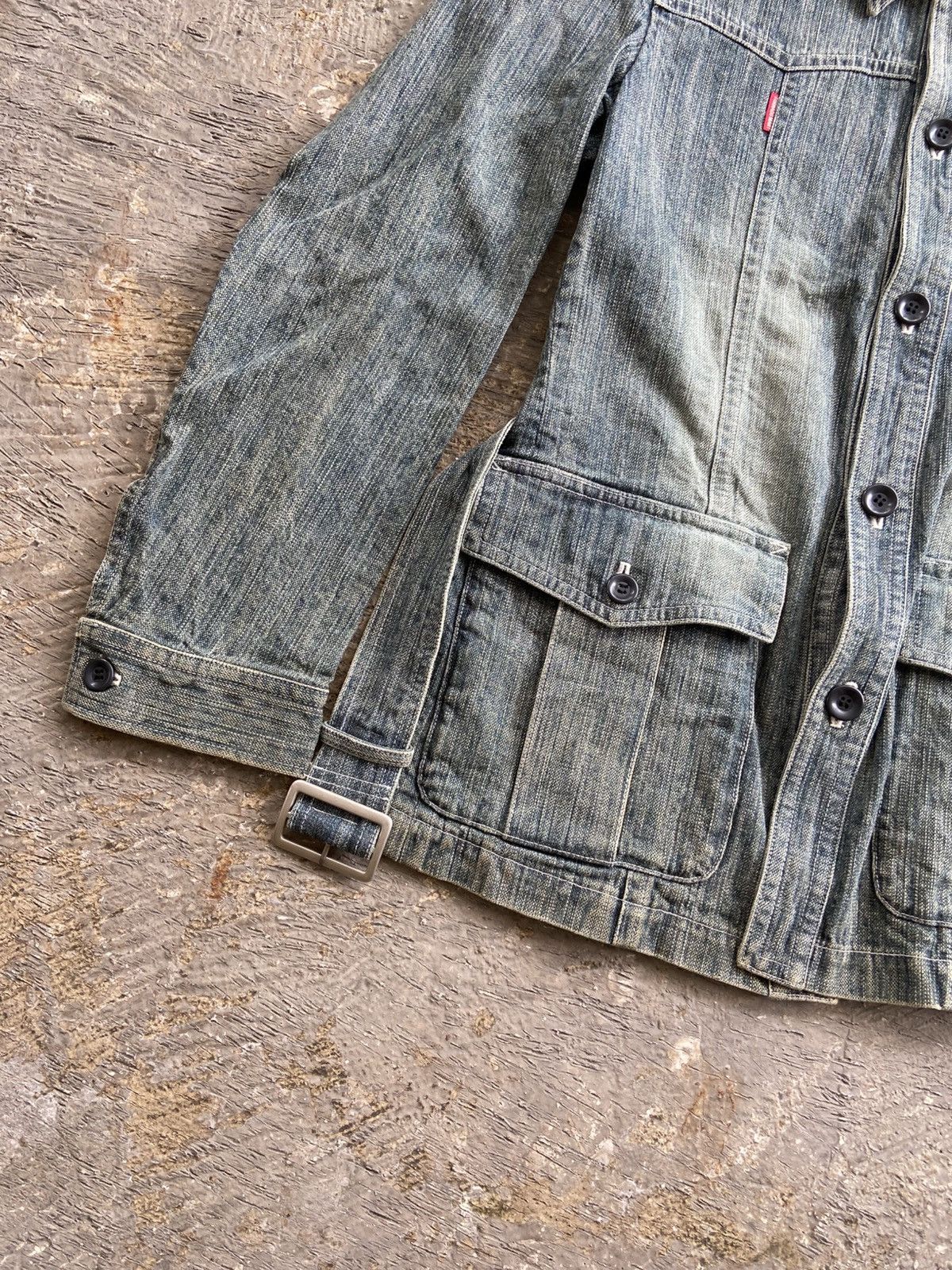 Tornado Mart 2000s Tornado Mart - Vkei Style Denim Trucker Button Jacket Size US M / EU 48-50 / 2 - 11 Thumbnail