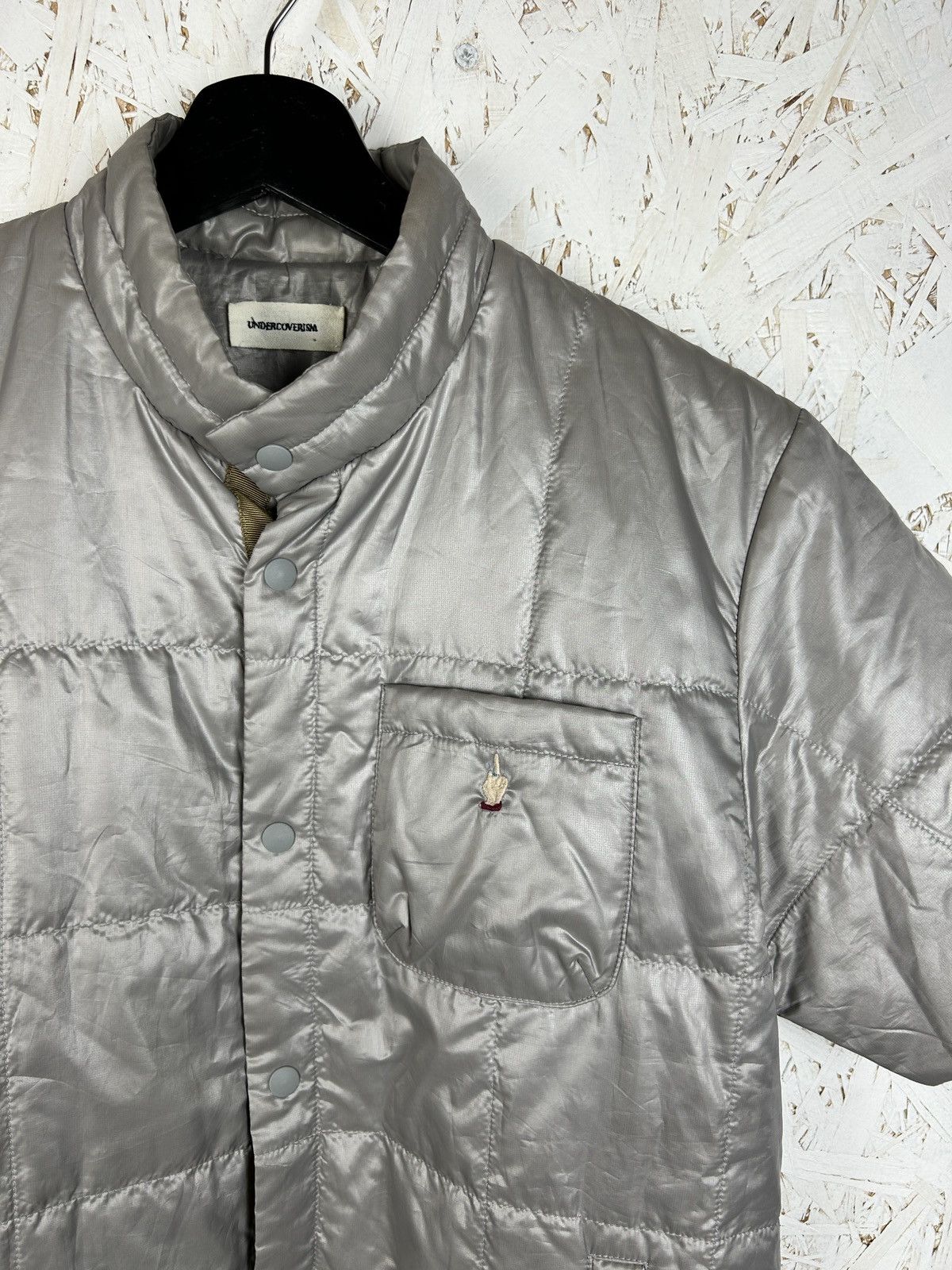 Undercover Undercoverism 13SS “Fuck” Embroidery Quilted Button Up Size US M / EU 48-50 / 2 - 2 Thumbnail