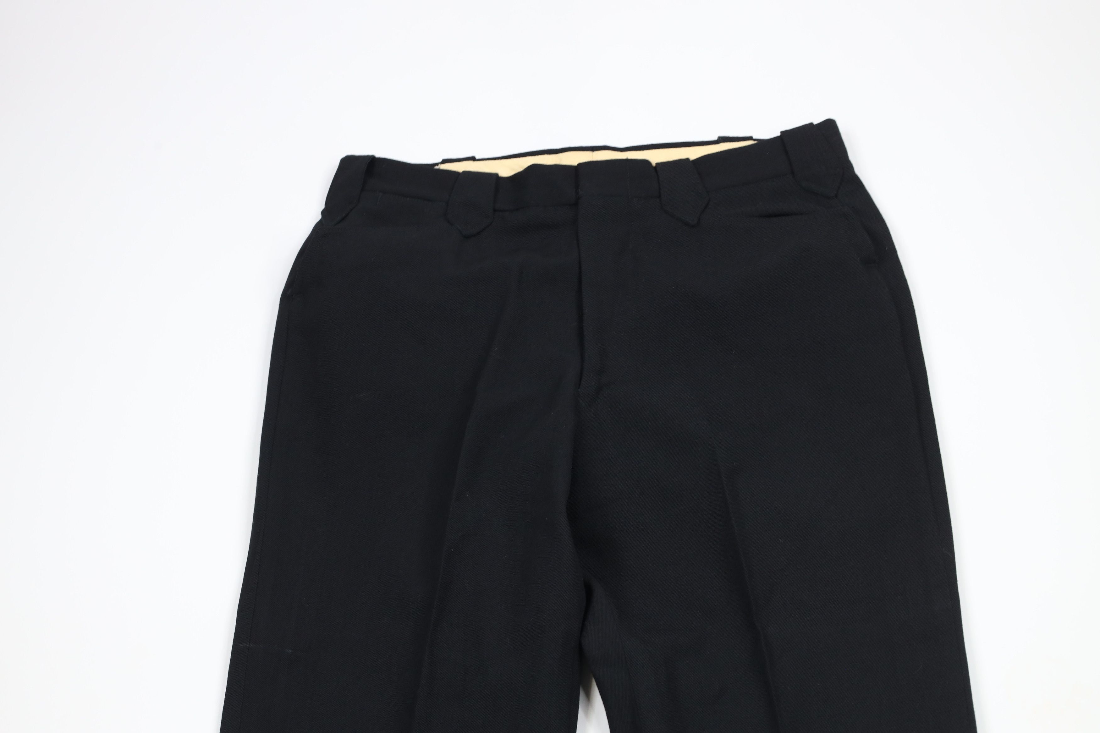 Vintage Vintage 50s 60s Rockabilly Cowboy Chino Pants Black USA Size US 32 / EU 48 - 2 Thumbnail
