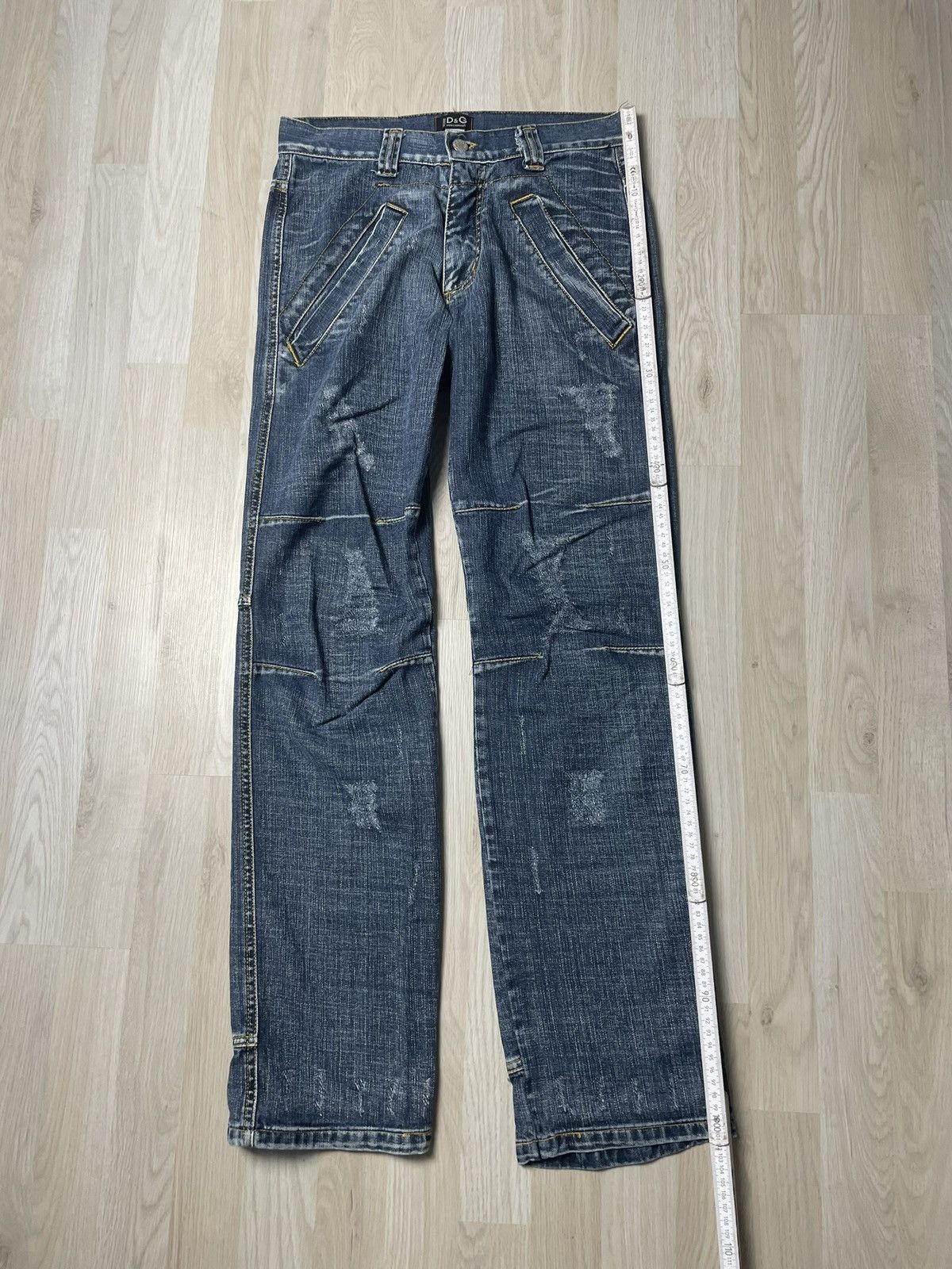 Dolce & Gabbana Dolce & Gabbana Jeans DG Backprint Größe 36 Size 28" / US 6 / IT 42 - 8 Thumbnail