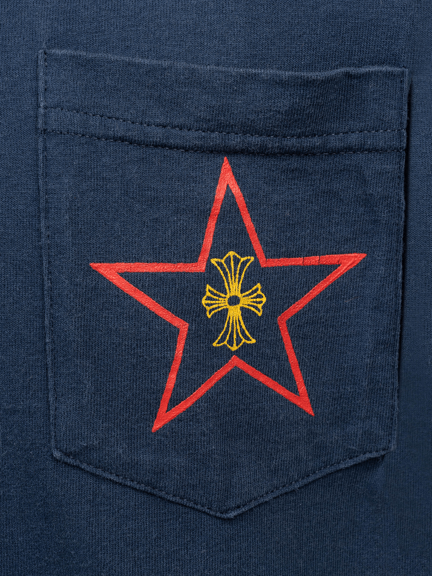Chrome Hearts Chrome Hearts Plus Made vintage cross star pocket t-shirt Size US M / EU 48-50 / 2 - 3 Thumbnail