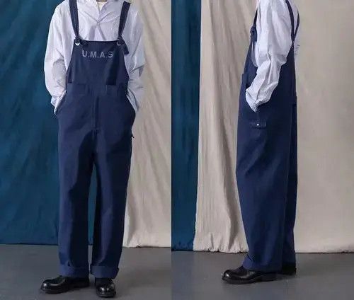 Japanese Brand 20AW Indigo Union Japan Blue Worker Marine Overall Size US 32 / EU 48 - 4 Thumbnail