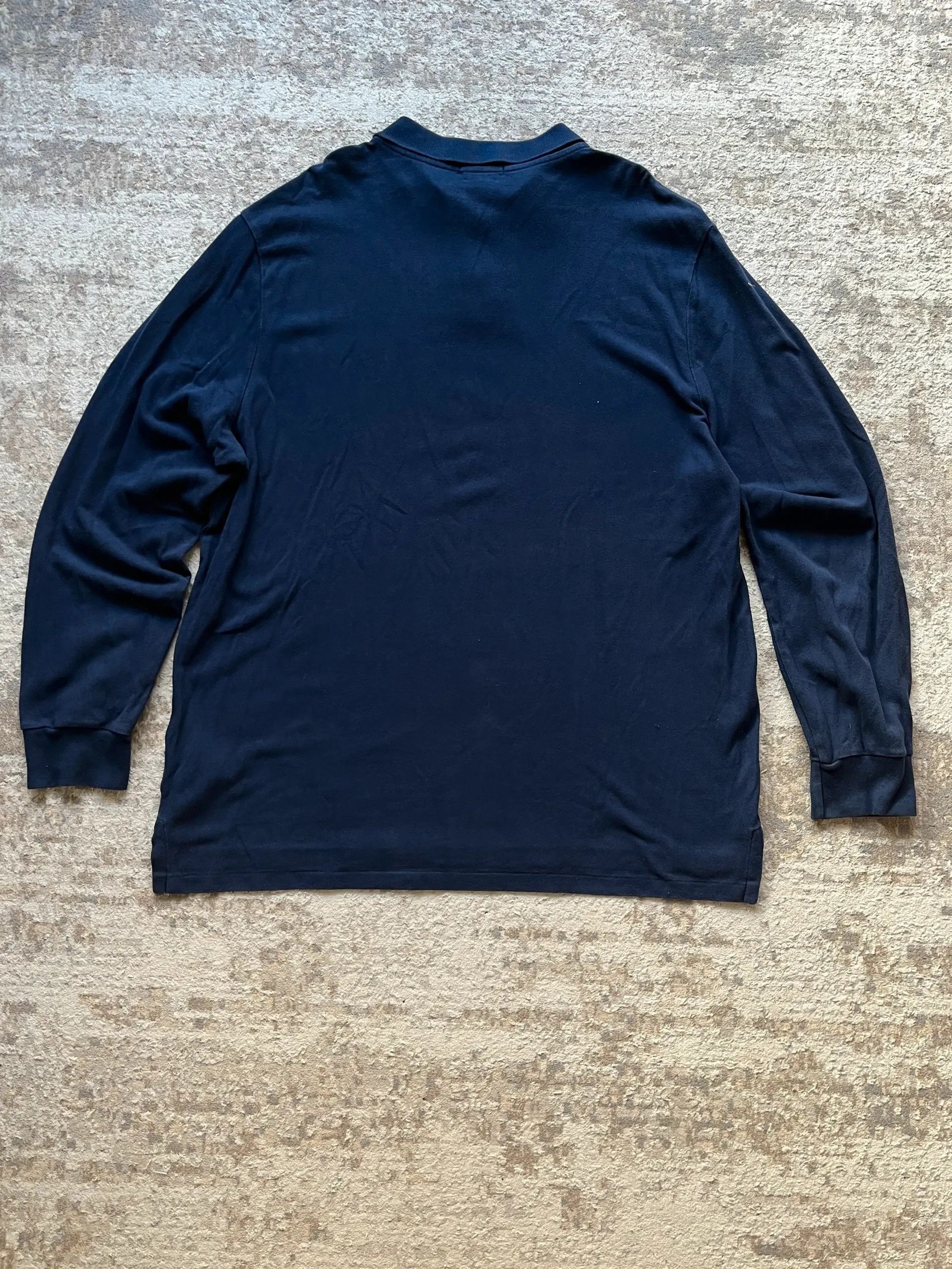 Polo Ralph Lauren Polo Ralph Lauren Navy Red Small Pony Sz XXL Custom Slim Fit Size US XXL / EU 58 / 5 - 2 Thumbnail