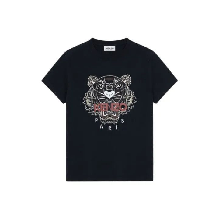 Kenzo KENZO Black Tiger Graphic Print T-Shirt -2507 Size M / US 6-8 / IT 42-44 - 1 Thumbnail