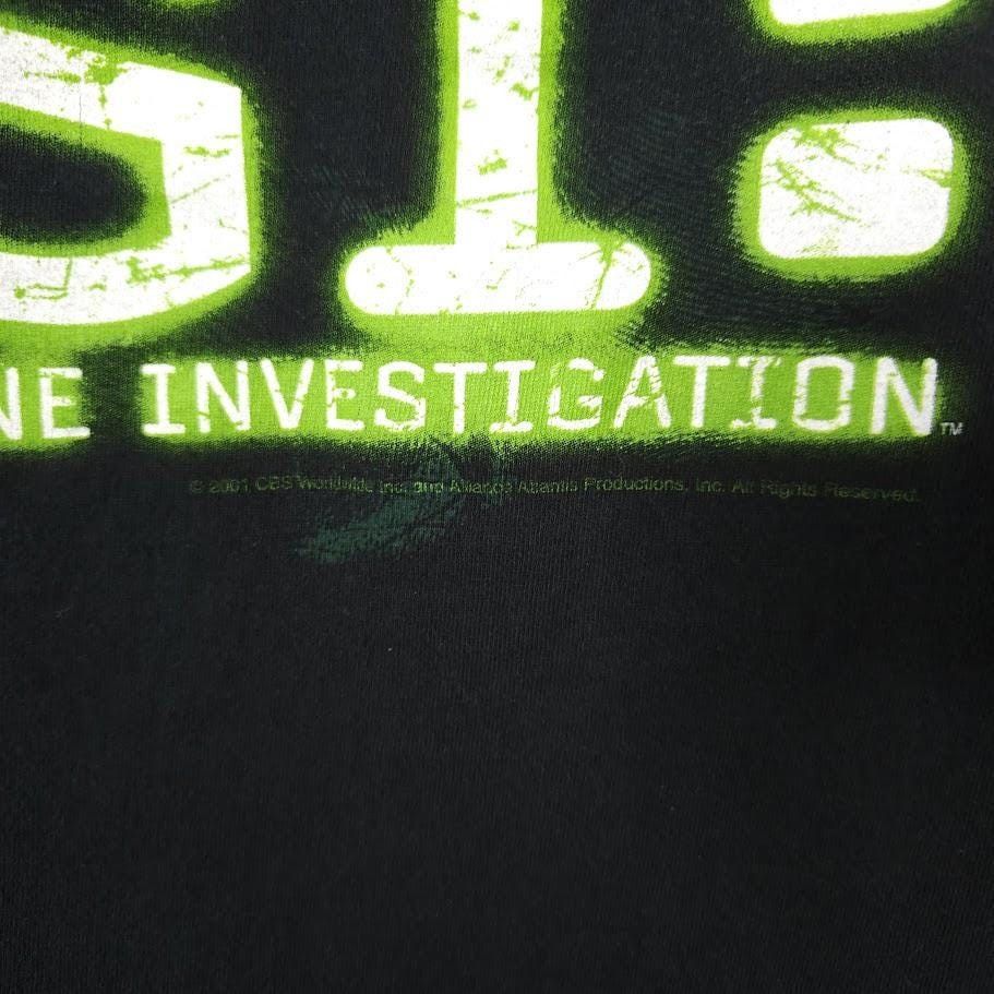 Vintage Vintage CSI T Shirt Mens Size Large Black Y2K 2001 Crime Size US L / EU 52-54 / 3 - 5 Thumbnail