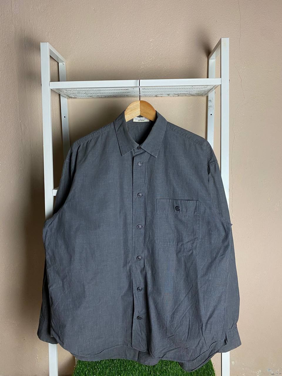 Designer × Issey Miyake × Japanese Brand Issey Miyake Long Sleeve Button-Up Shirts (PIT 24) Size US L / EU 52-54 / 3 - 2 Thumbnail