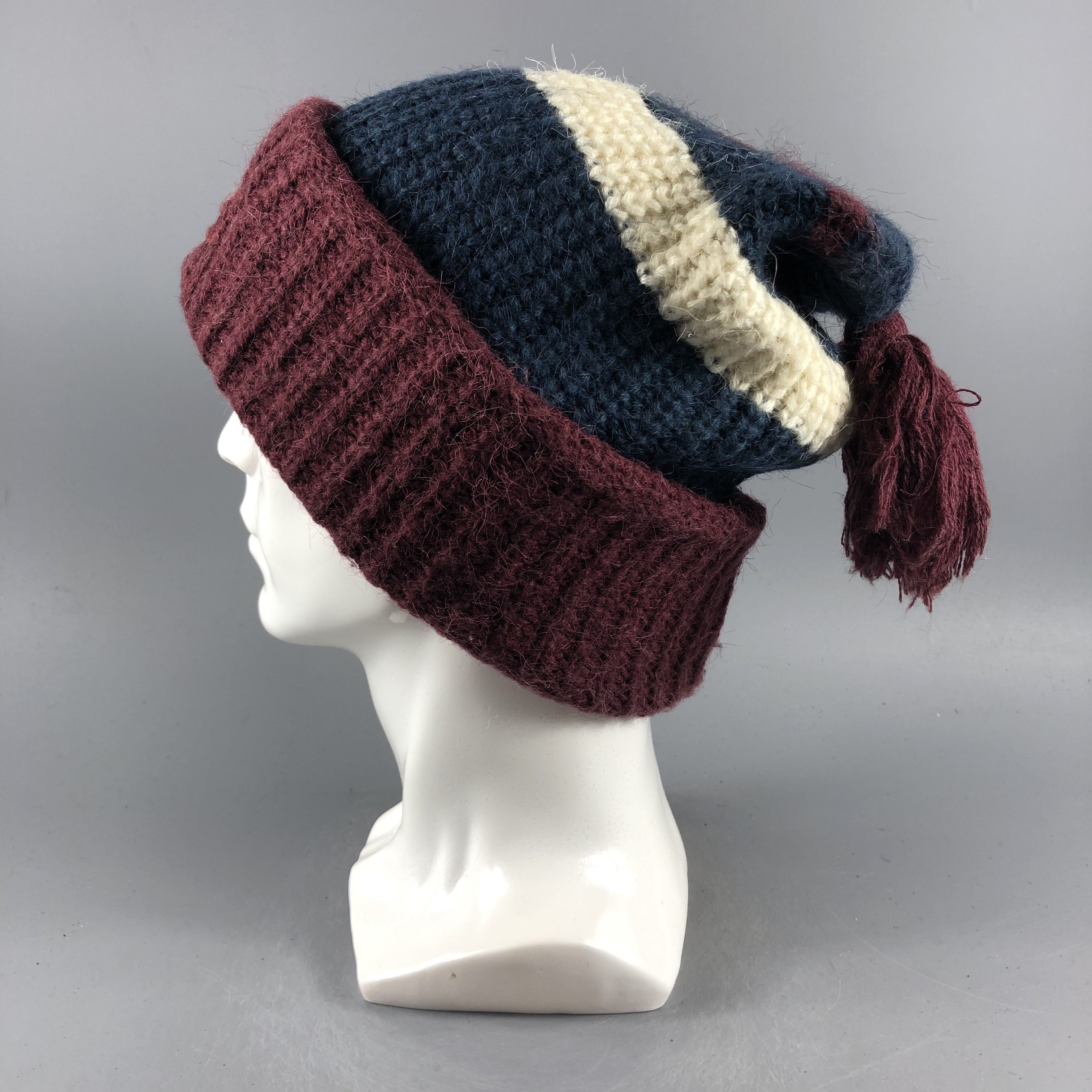 Vans × Vintage Vans Ribbed Bobble Beanie Snow Hat Snow Cap -D241 Size ONE SIZE - 1 Thumbnail