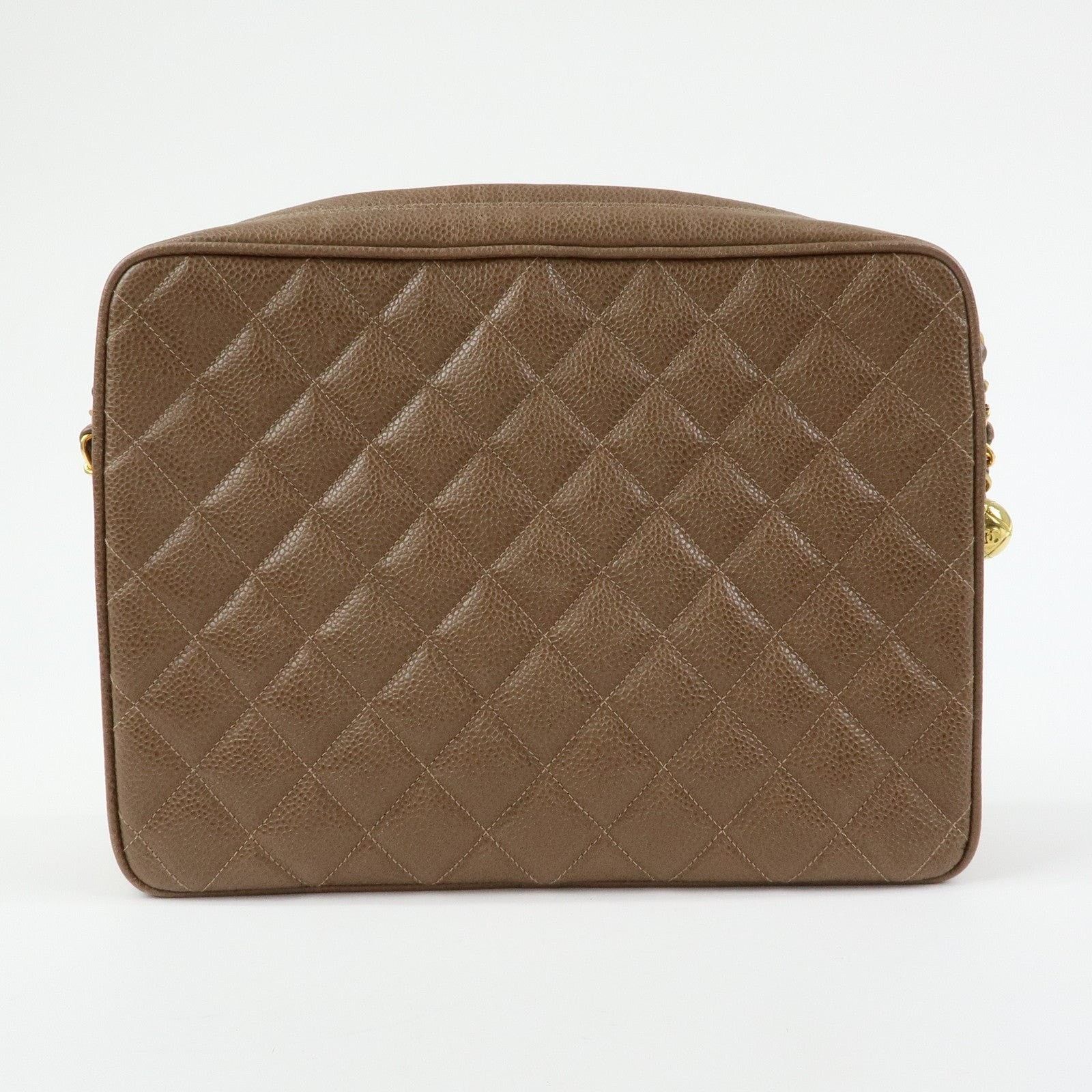 Chanel Chanel Matelasse Caviar Leather Flap Bag Brown Size ONE SIZE - 2 Thumbnail