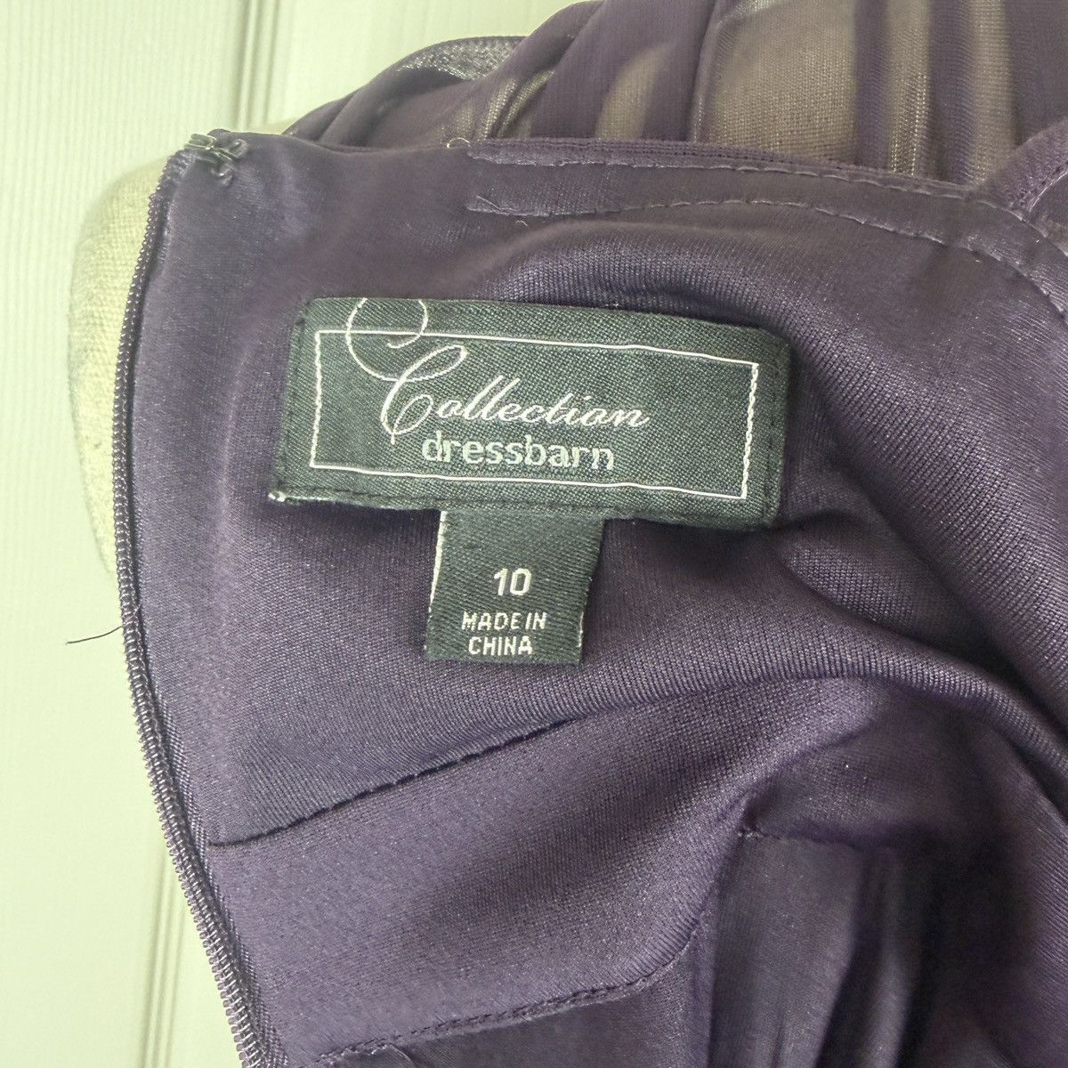 Other Vintage dressbarn purple beaded midi dress Size L / US 10 / IT 46 - 6 Thumbnail