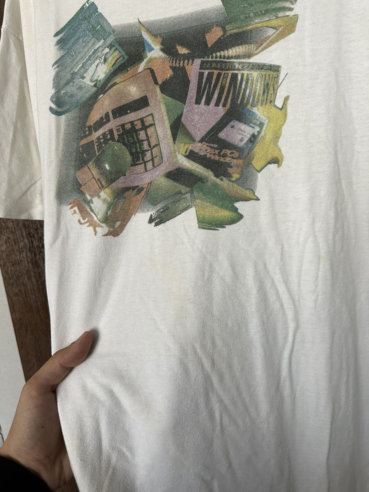 Vintage Windows Vintage Big Logo T-Shirt Tee 90s Size US XL / EU 56 / 4 - 13 Thumbnail