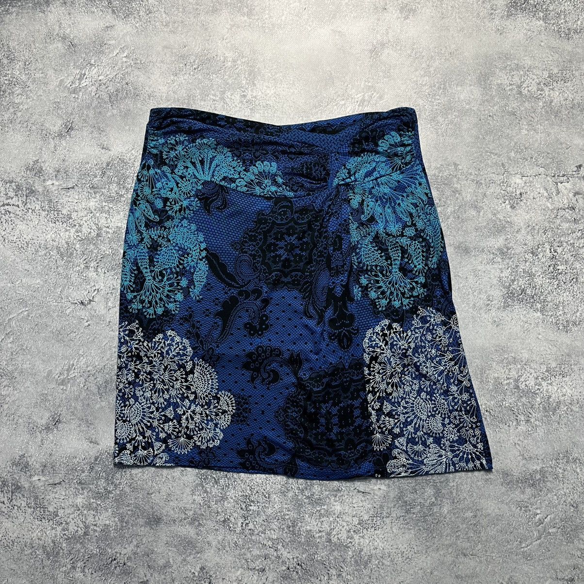 Desigual Vintage Desigual Floral Midi Skirt Flower Avant-Garde Y2K Size 29" - 1 Thumbnail