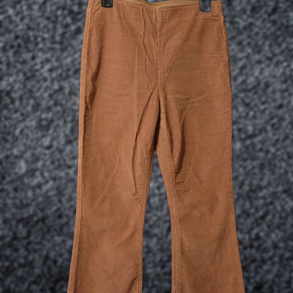 Vintage EUC No Boundaries Pants Brown High Rise Flare Corduroy Juniors S (3-5) #A15-24 Size 28" / US 6 / IT 42 - 1 Thumbnail