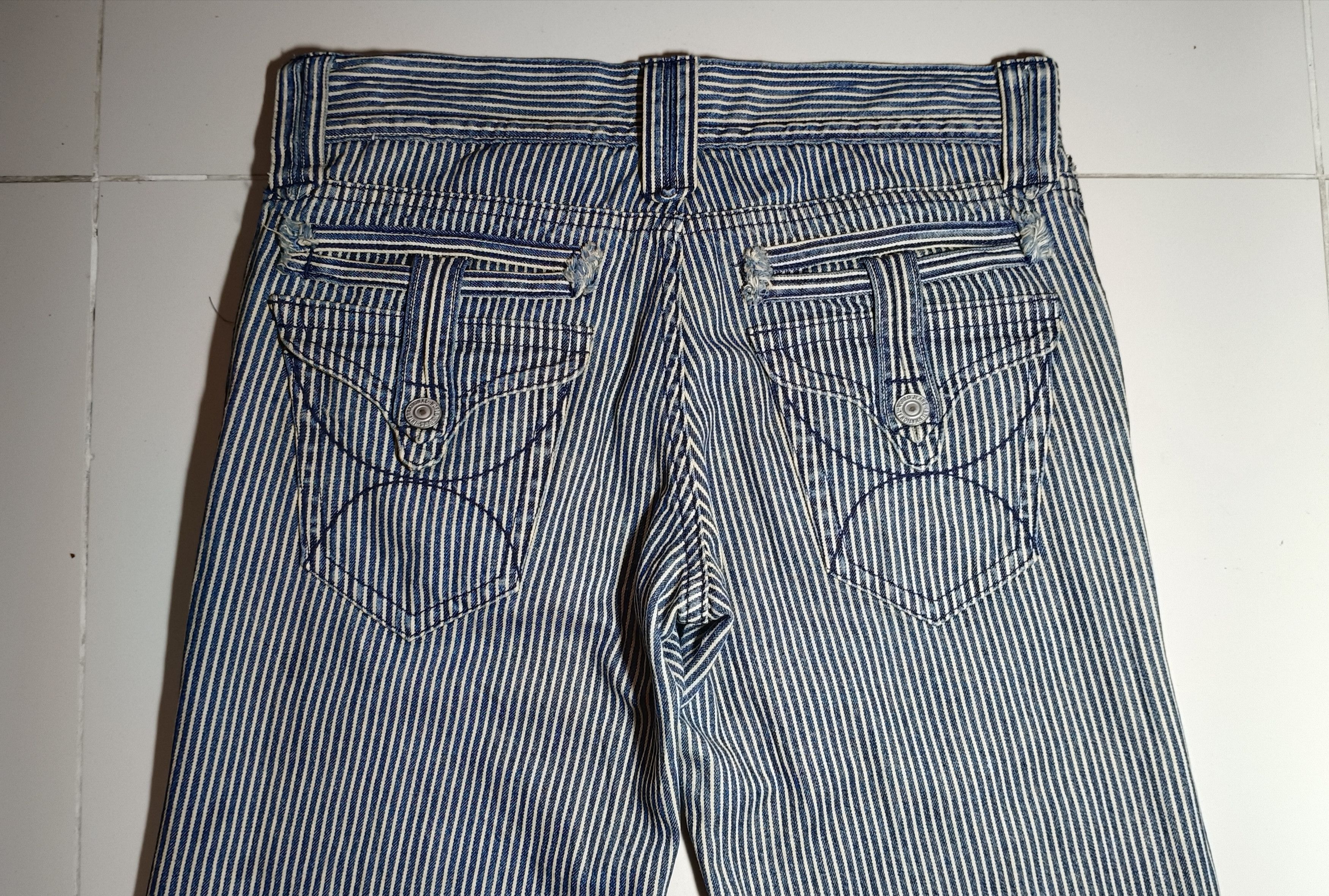 14th Addiction × If Six Was Nine Flare Jean Edge On All Japan Denim Jeans bootcut Size US 30 / EU 46 - 8 Thumbnail