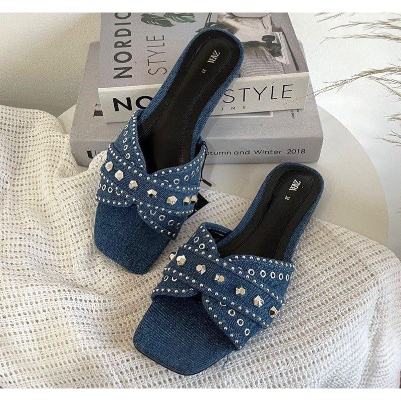 Zara ZARA Square Toe Flats NWT Size US 8 / IT 38 - 7 Thumbnail