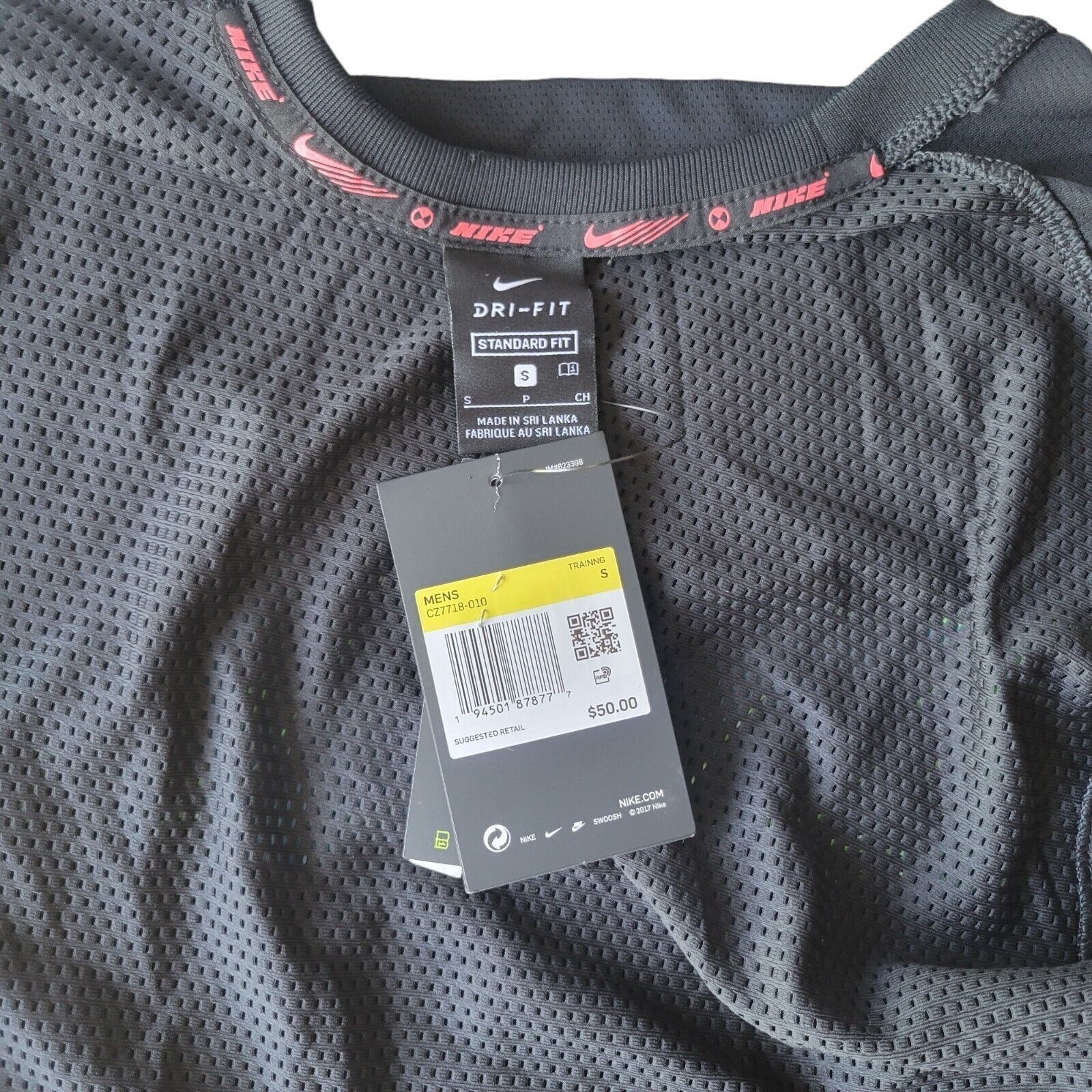 Nike Men's Nike Athletic Dri-fit Training Shirt. Size Small. Size US S / EU 44-46 / 1 - 8 Thumbnail