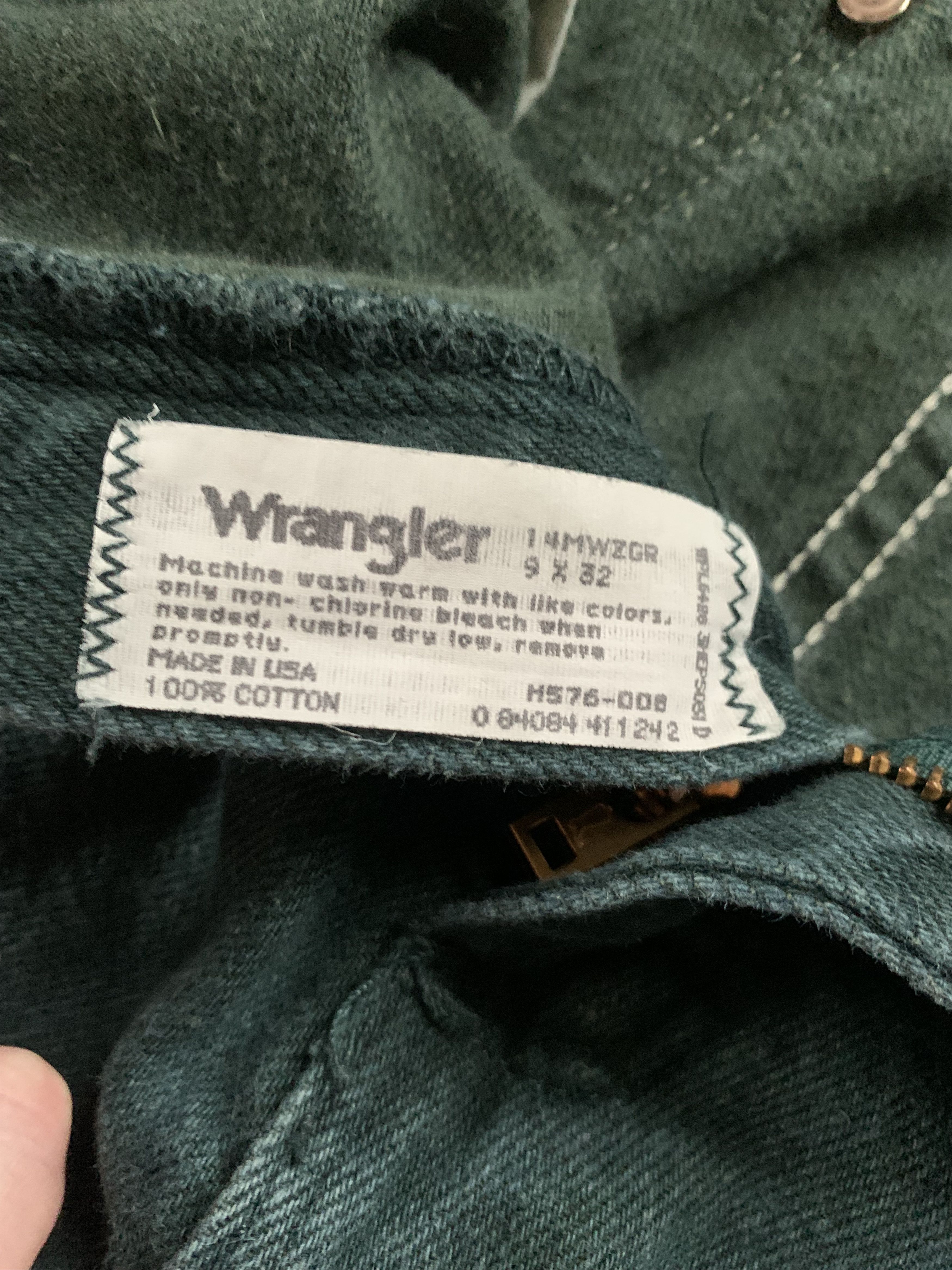 Wrangler Women's Wrangler Cowboy Cut Straight Leg Jeans 80s Size 29" - 6 Thumbnail