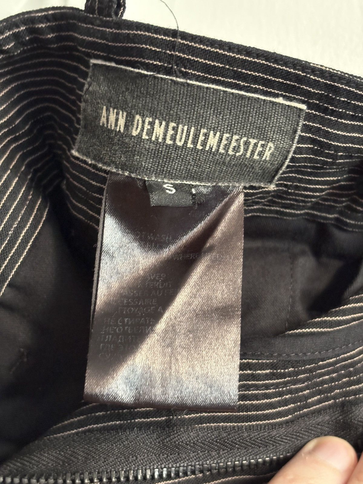 Ann Demeulemeester Vintage Striped Suit Size 40R - 5 Thumbnail