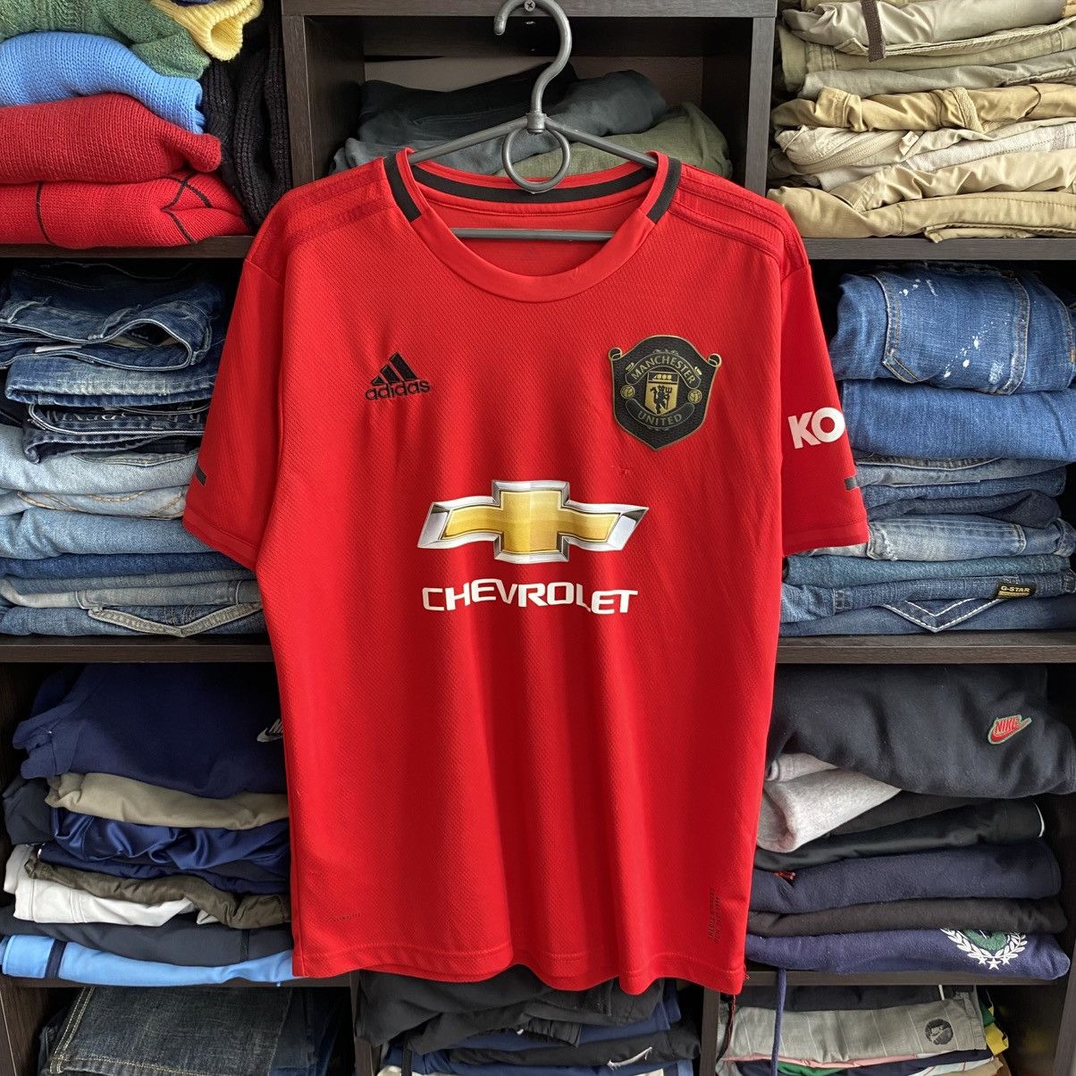 Adidas Mens Adidas Manchester United Chevrolet Logo soccer jersey Size US L / EU 52-54 / 3 - 1 Thumbnail