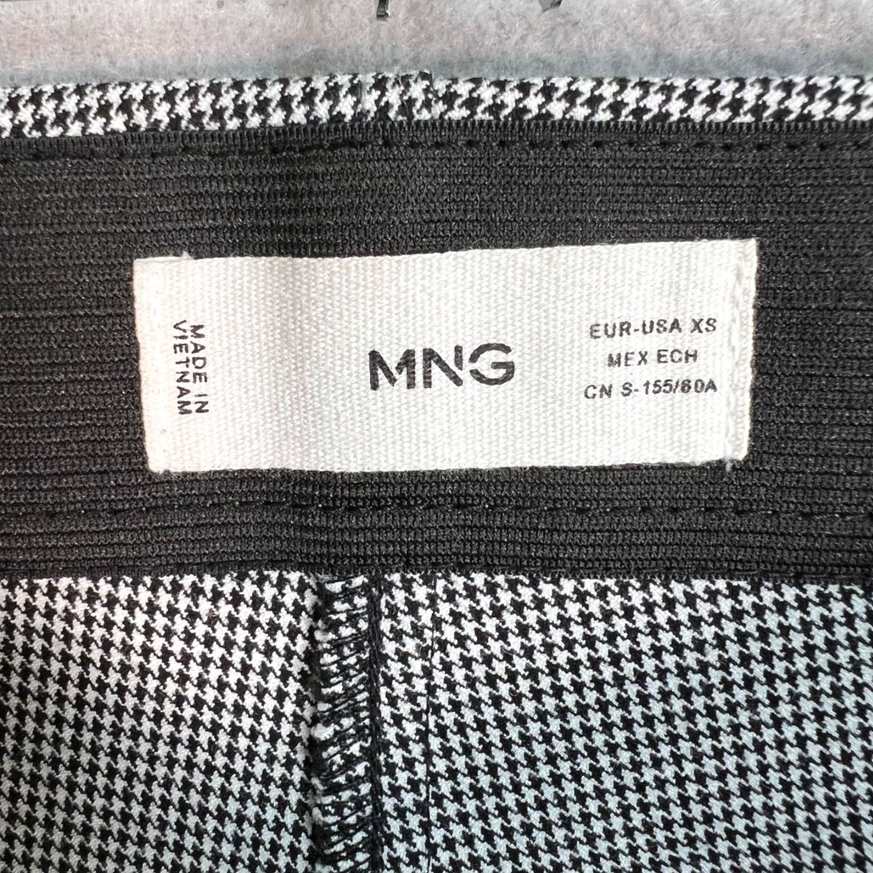 Mango Mango Womens Houndstooth Leggings XS Polyester Blend Size 26" / US 2 / IT 38 - 3 Thumbnail