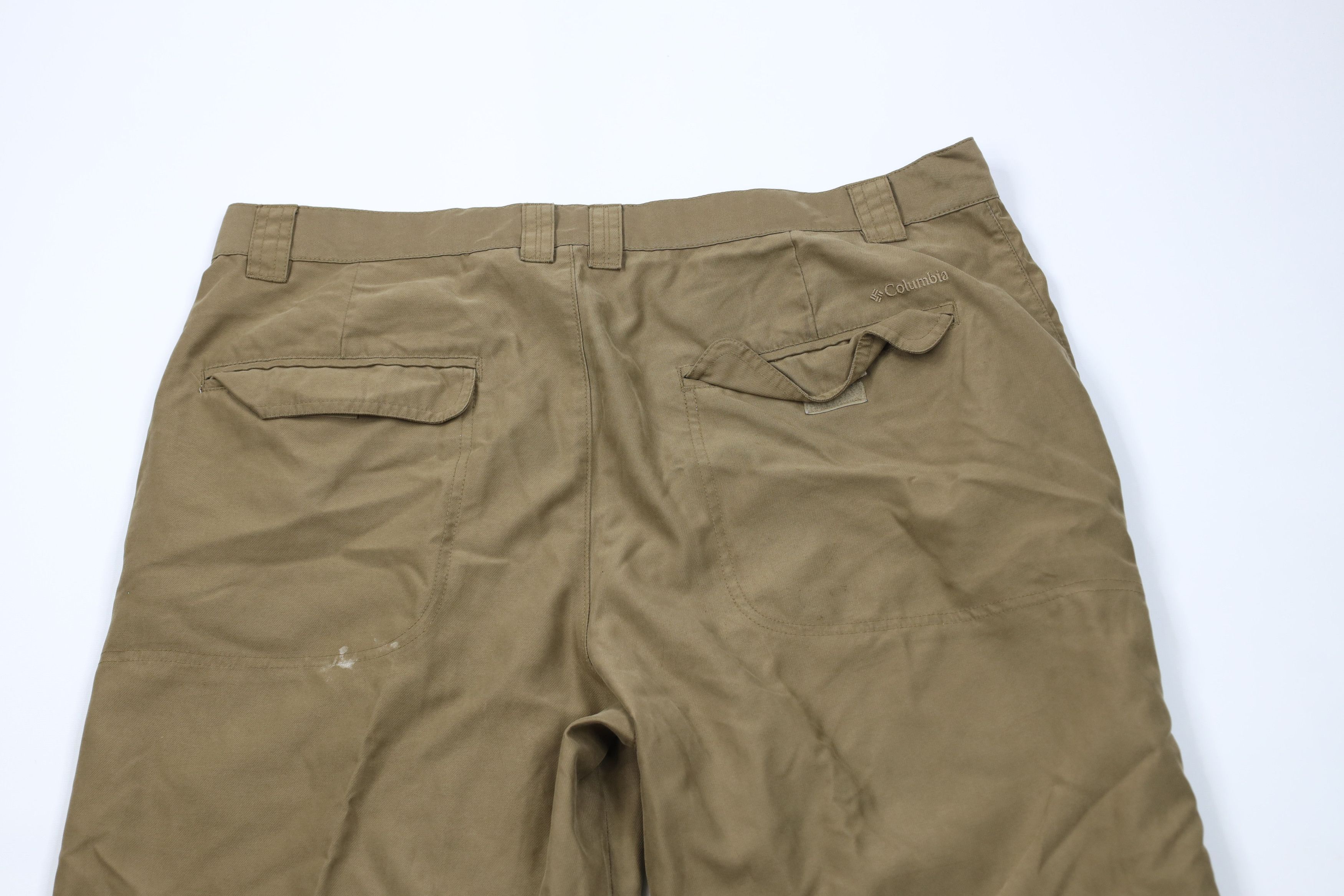 Columbia × Vintage Vintage Columbia Spell Out Wide Leg Microfiber Pants Brown Size US 40 / EU 56 - 11 Thumbnail