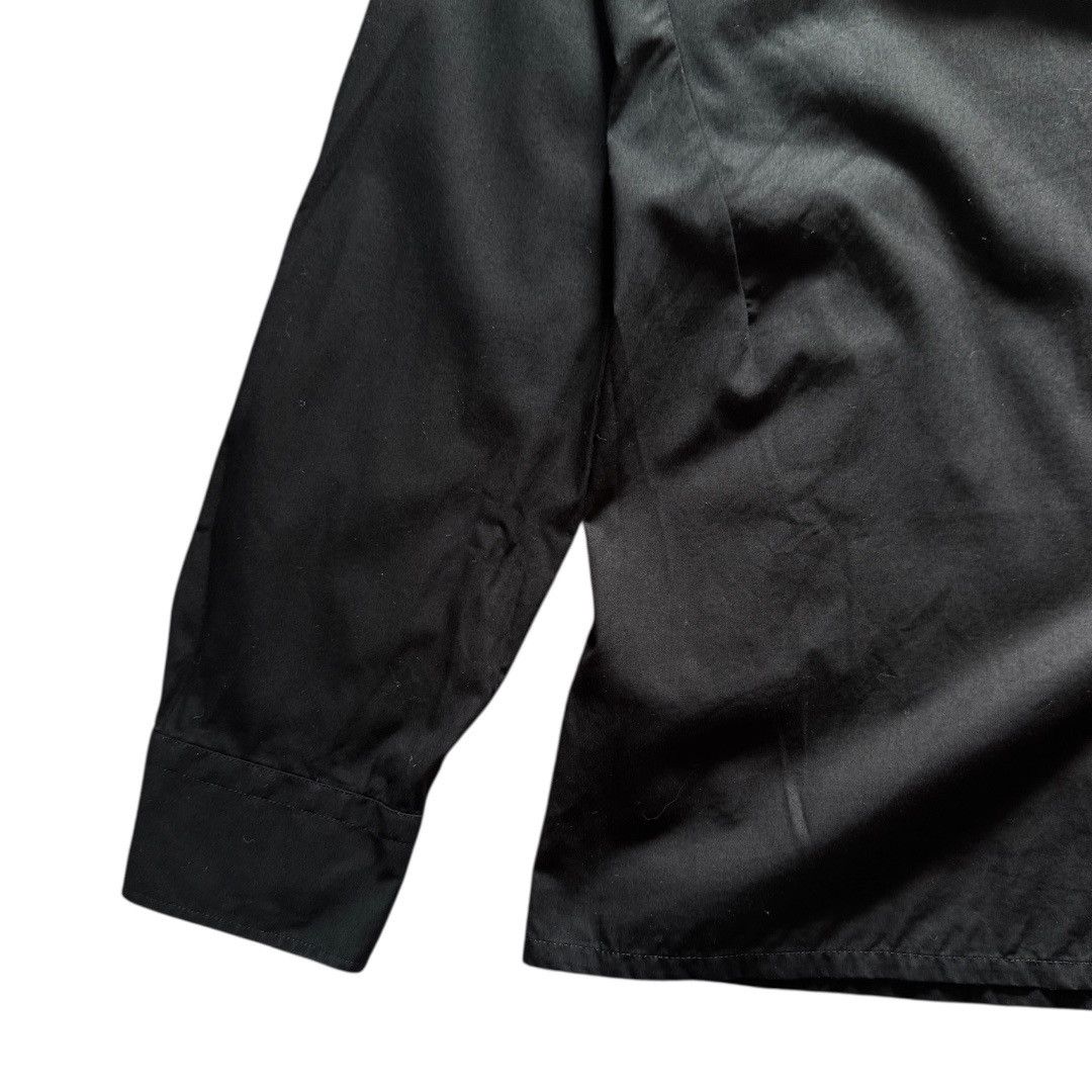 Raf Simons Raf Simons Black Darted Double Collar Oxford Shirt Size US M / EU 48-50 / 2 - 5 Thumbnail