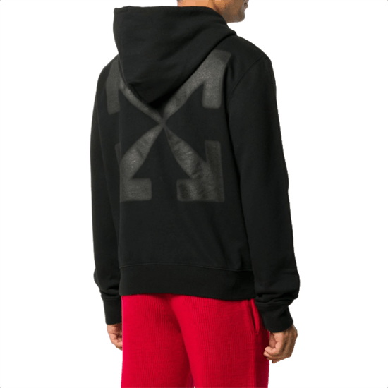 Off-White Red Blurred Mona Lisa Arrows Hoodie Size US M / EU 48-50 / 2 - 7 Thumbnail