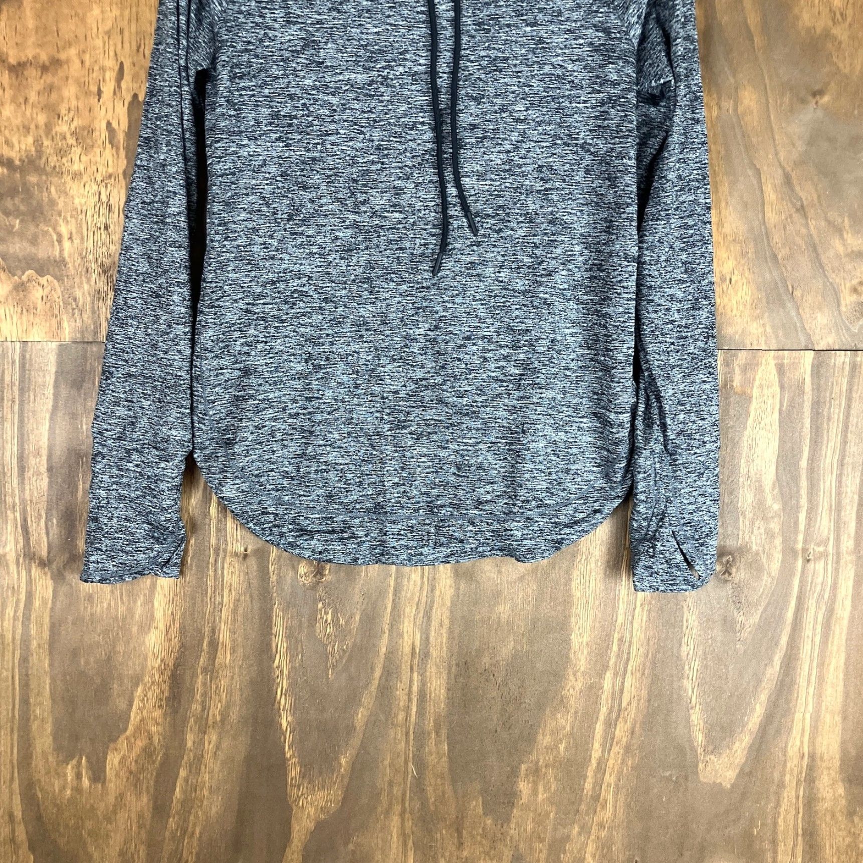 Athleta Athleta Women Sweatshirt Black Heathered Tunic Uptempo Pullover Stretch XS Size XS / US 0-2 / IT 36-38 - 5 Thumbnail