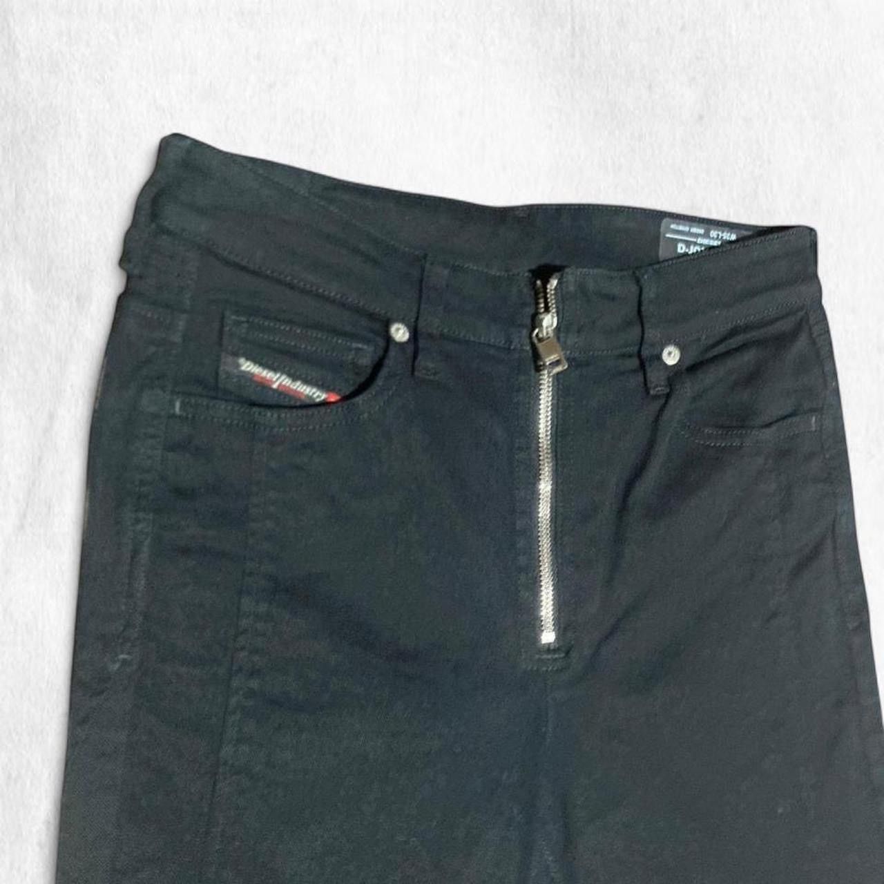 Diesel Diesel Deadstock D-JOY-BIKER Insane grail black denim diesel Size 25" / US 0 / IT 36 - 2 Thumbnail