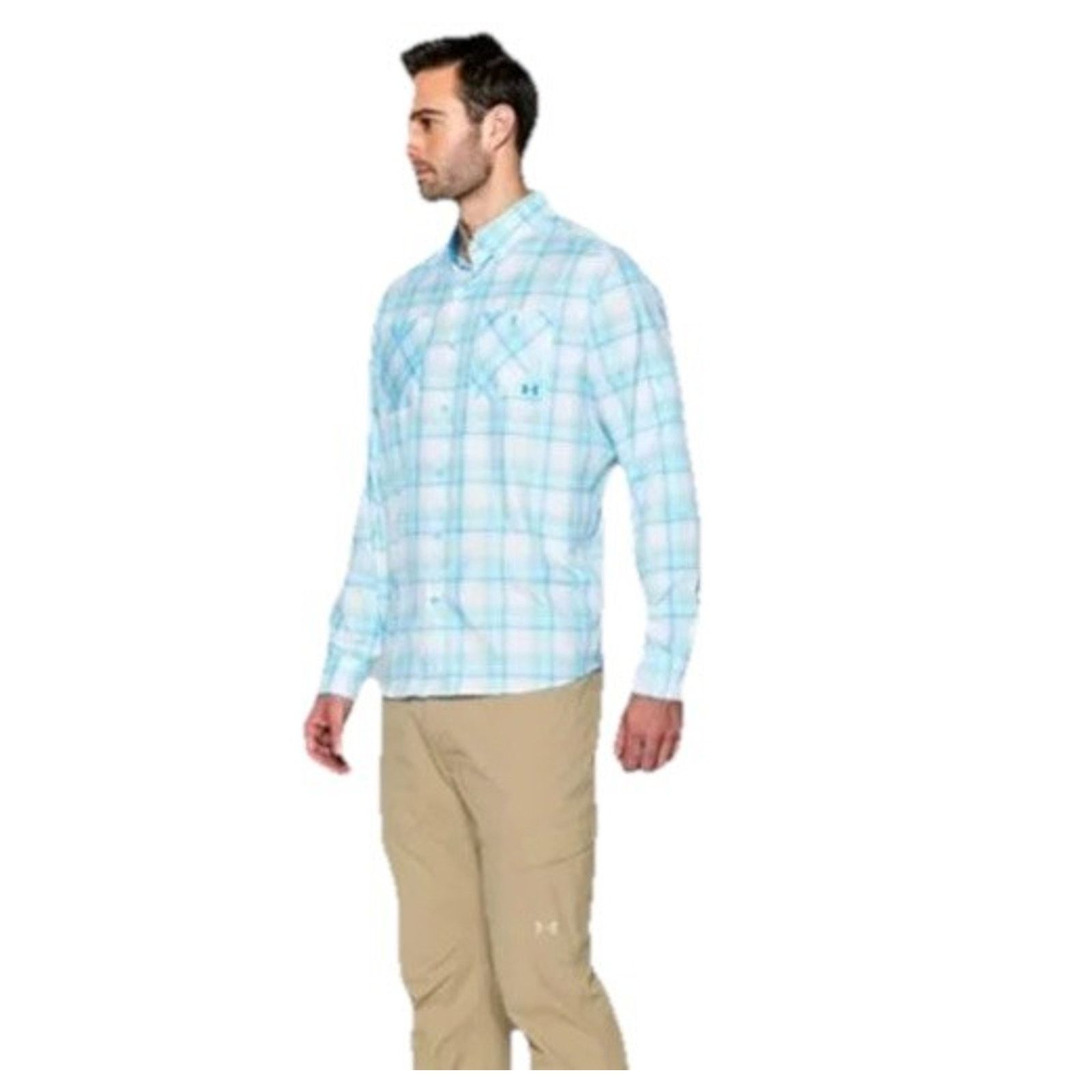 Under Armour Under Armour Shirt Blue Chesapeake Fishing UA HeatGear Golf Size US L / EU 52-54 / 3 - 1 Thumbnail