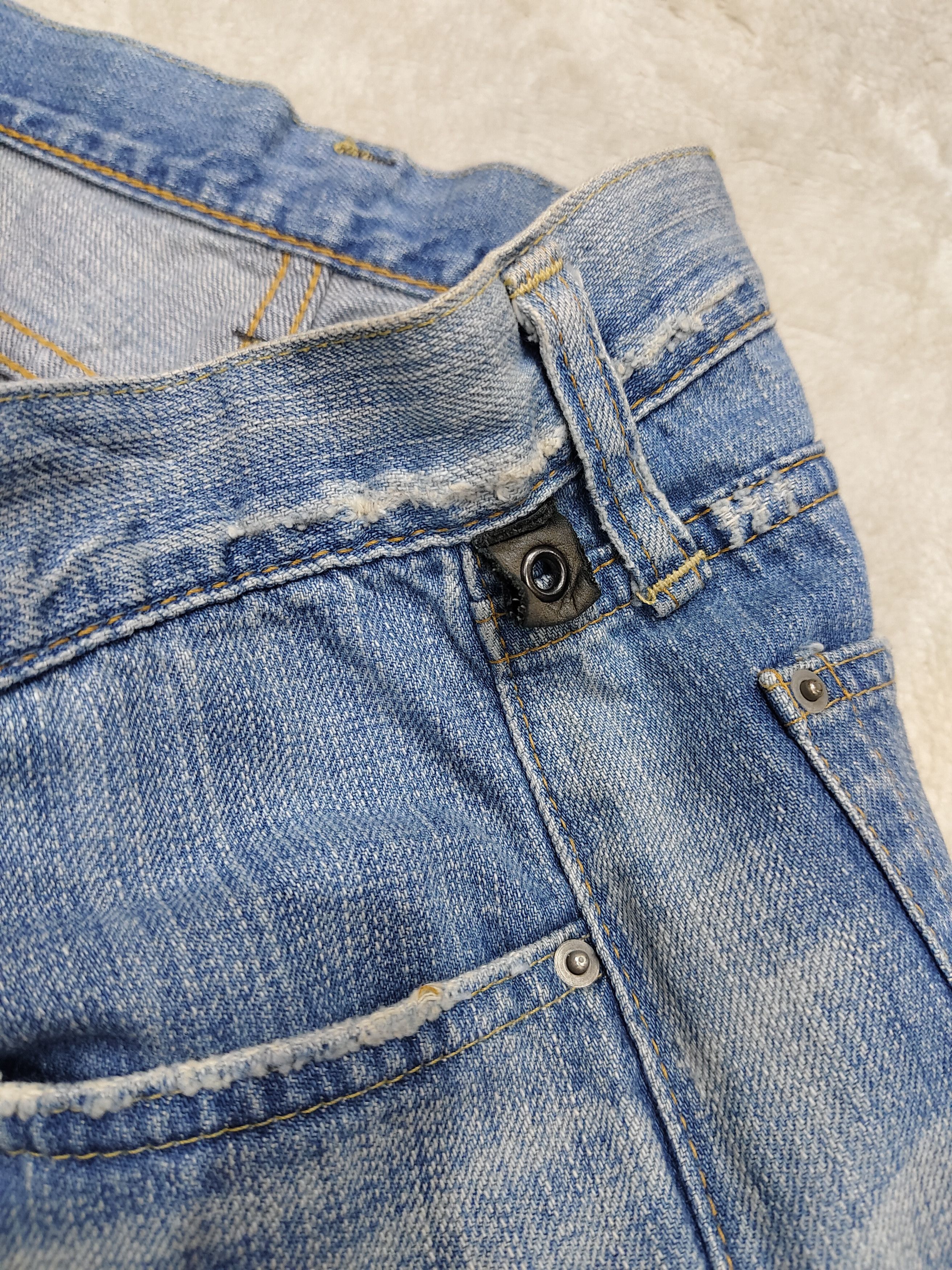 WJK 🇯🇵 Heavy Whisker Faded Raw Vintage Straight Jeans