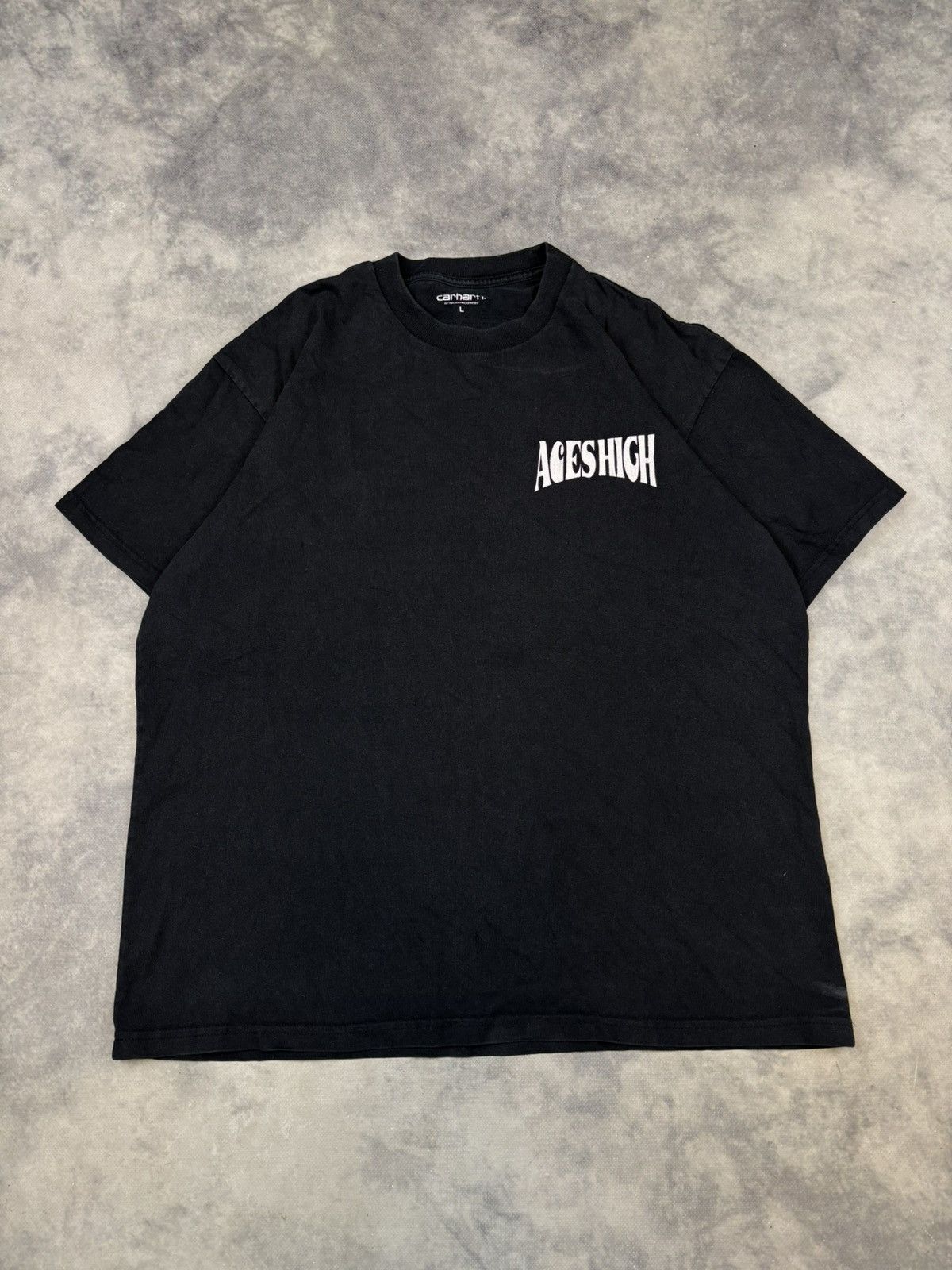 Carhartt × Vintage Vintage Carhartt t shirt small logo graphic Streetwear y2k Size US L / EU 52-54 / 3 - 1 Thumbnail