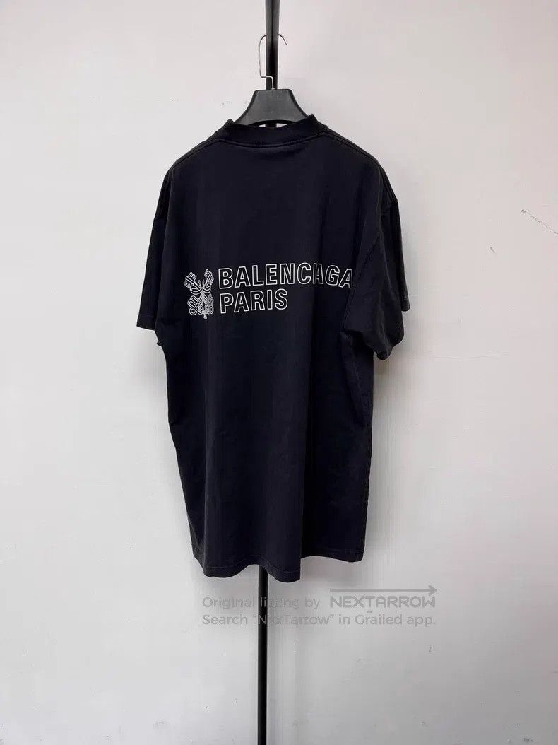 Balenciaga Balenciaga Letter short sleeve round neck T-shirt men's Size US S / EU 44-46 / 1 - 2 Thumbnail