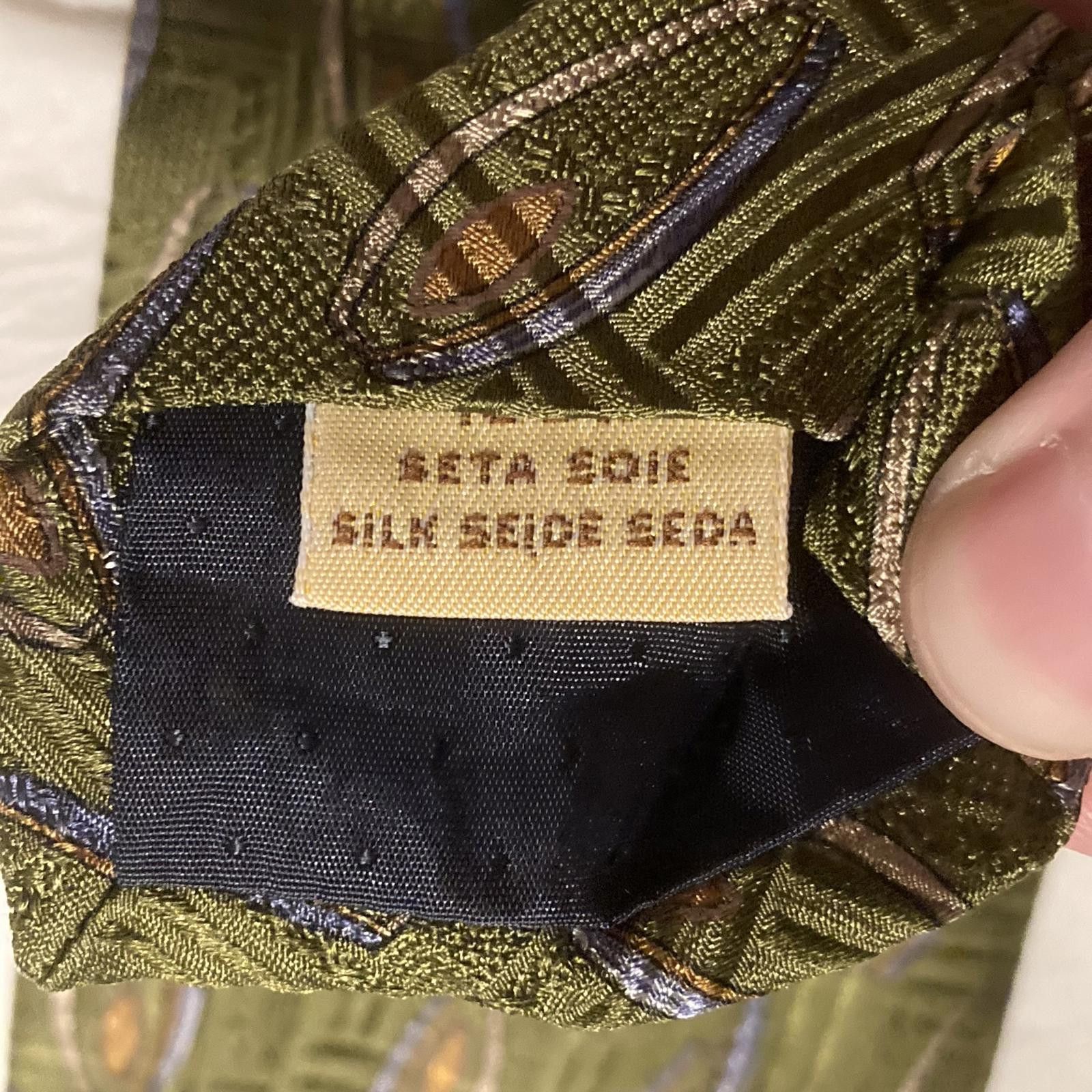 Designer NWOT Villa Bolgheri Green Tie Size ONE SIZE - 4 Thumbnail